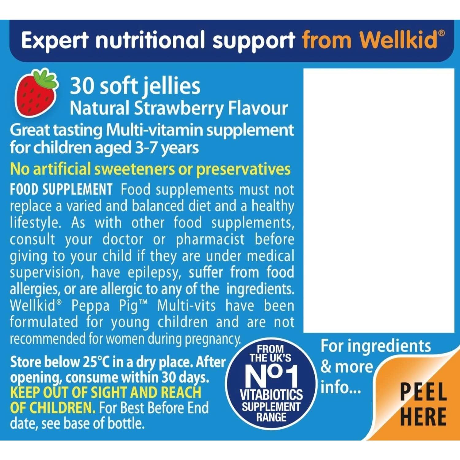 Wellkid Pastilles Peppa Pig Multi-Vitamin 30