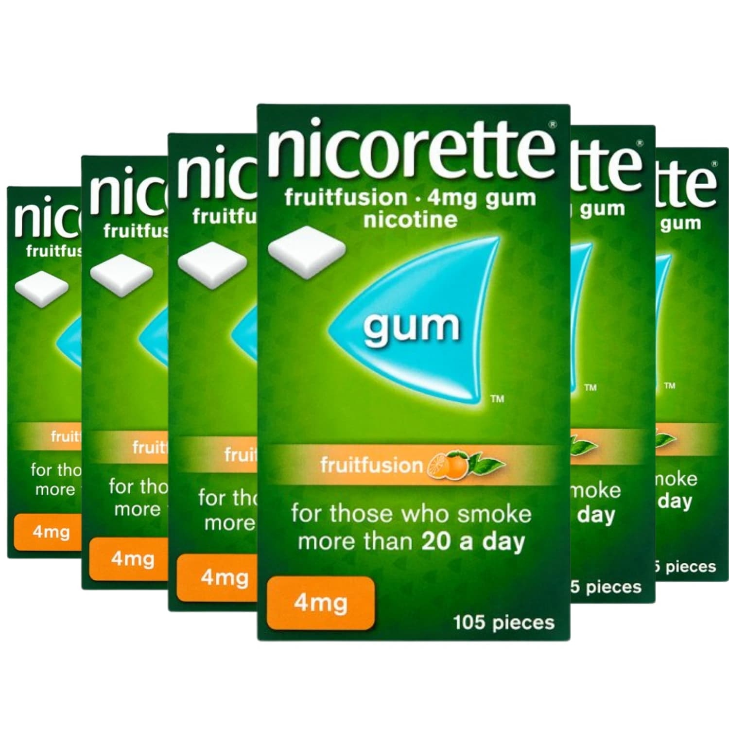 Nicorette Fruitfusion 4mg Sugar Free 105 Pieces