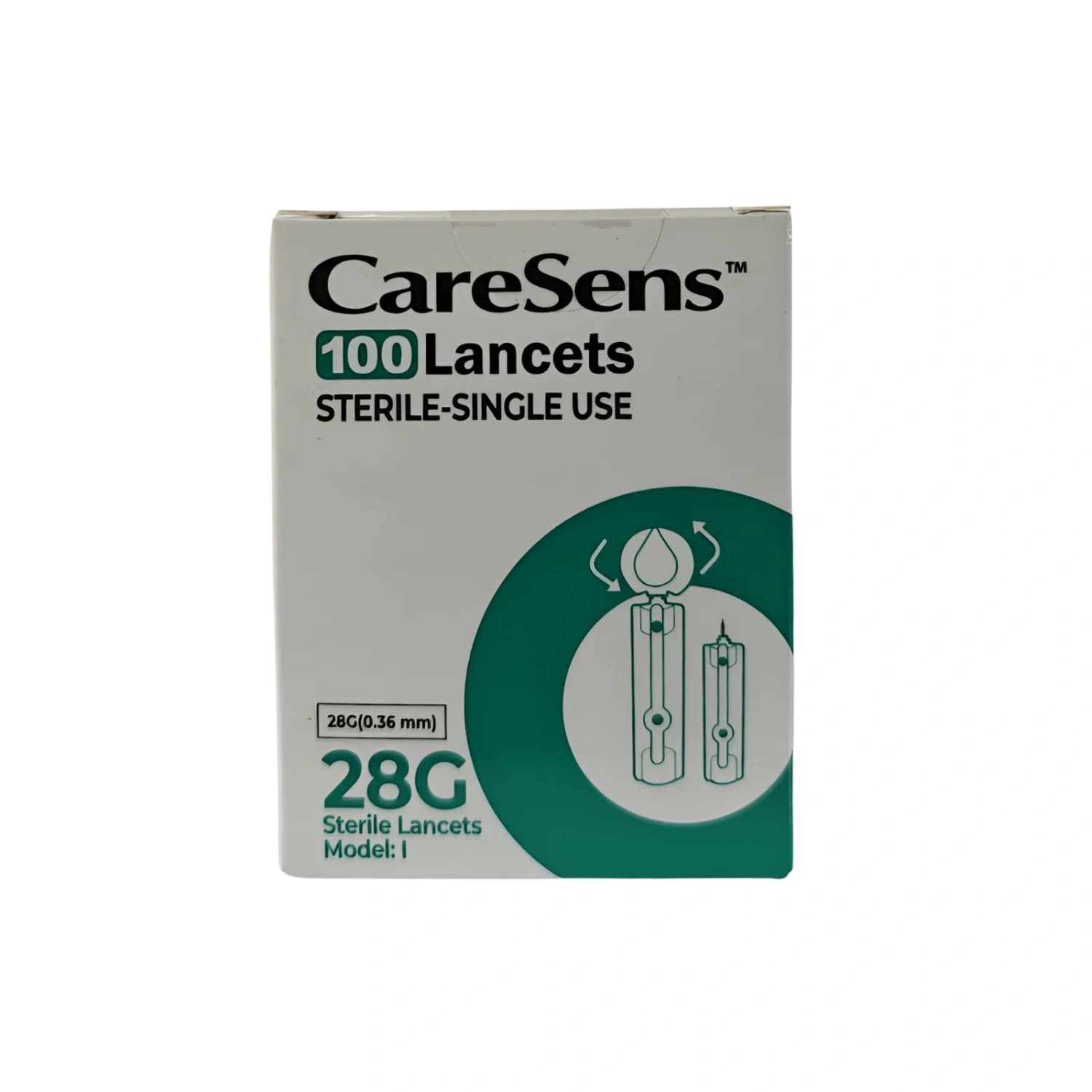CareSens Lancet Sterile Single Use 28G 0.36mm Pack Of 100