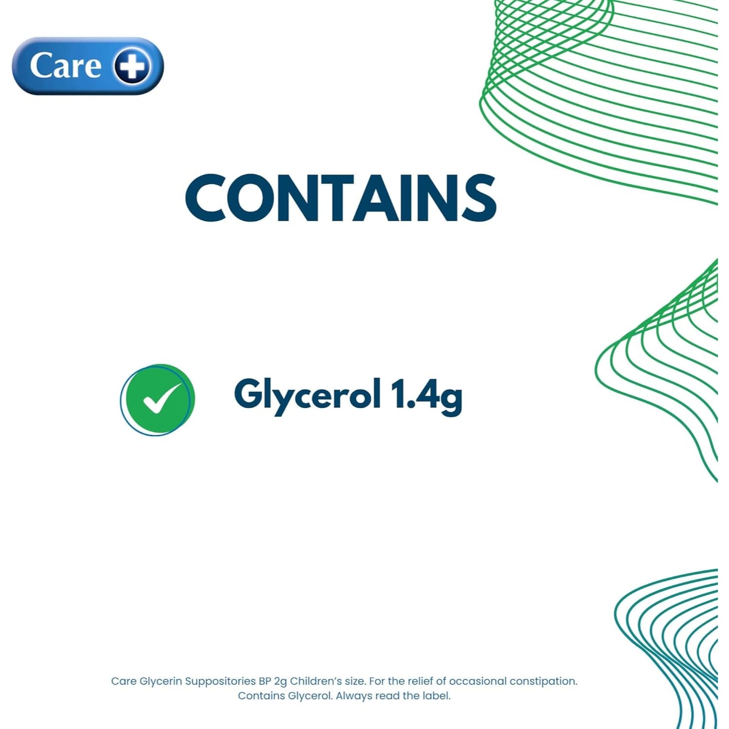 Care Glycerol Suppositories Children Constipation 12s