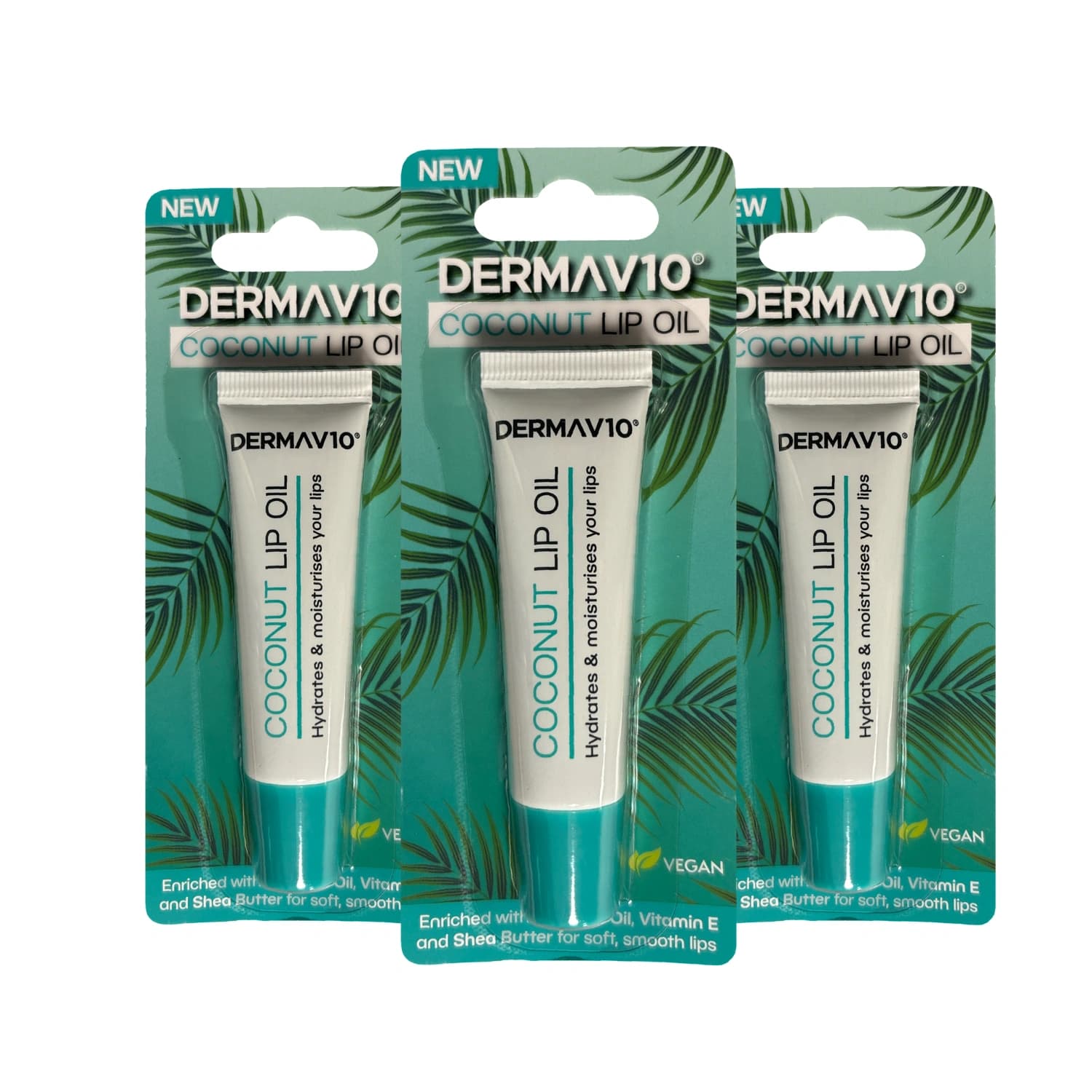 Derma V10 Coconut Lip Oil 10ml