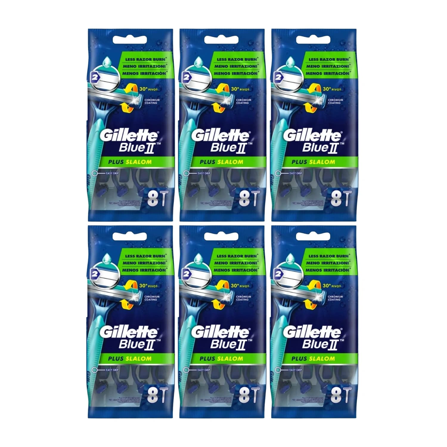 Gillette Blue II Plus Slalom 8