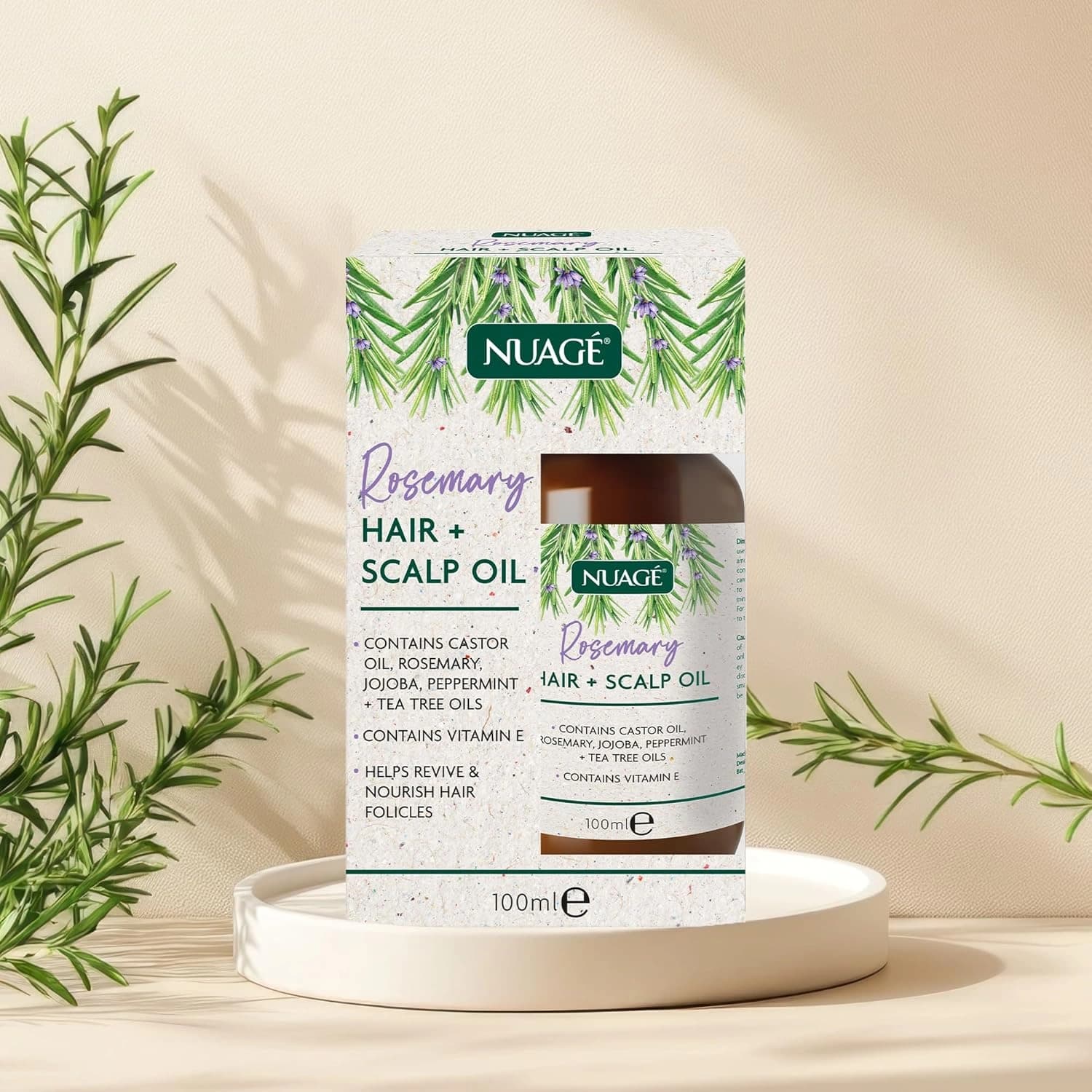 Nuage Rosemary Hair &amp; Scalp Oil 100ml