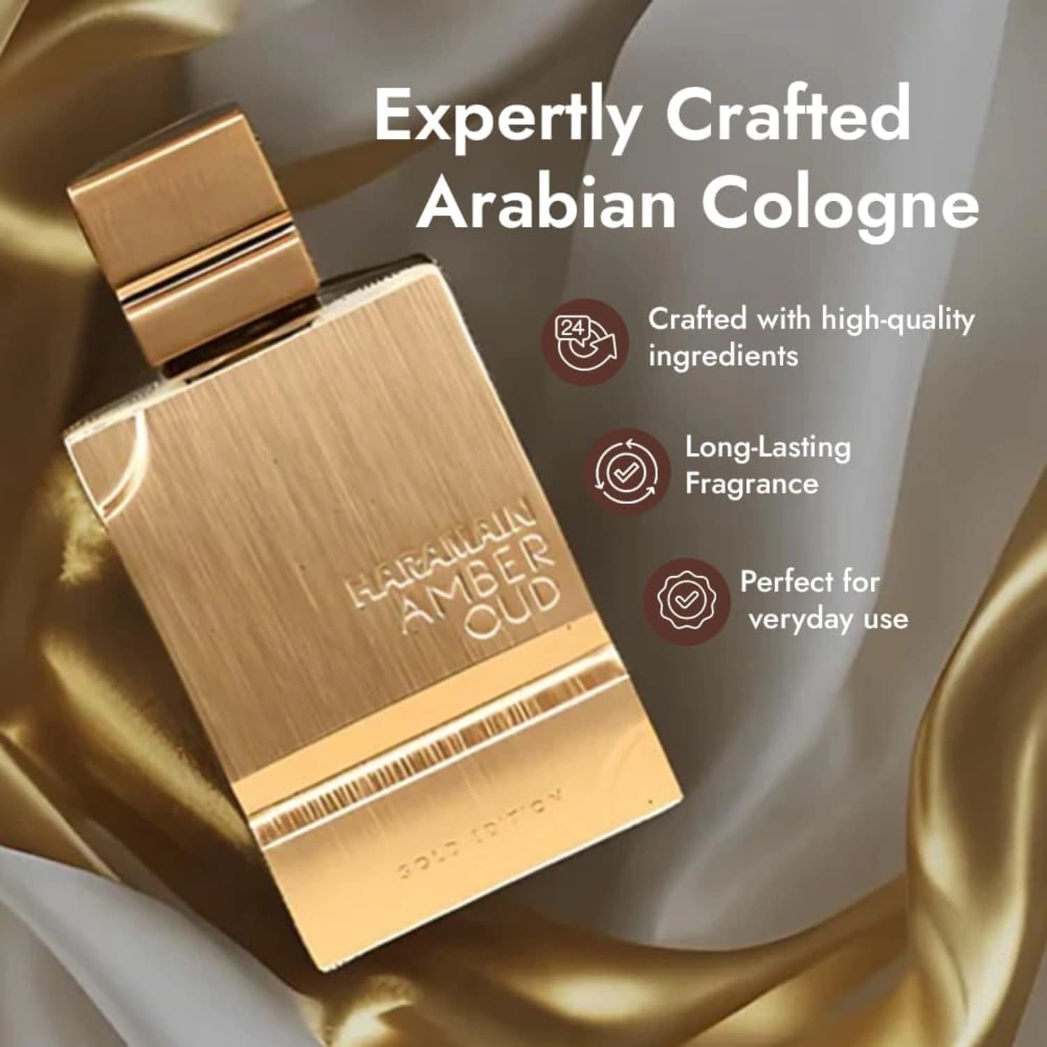 Al Haramain Amber Oud Gold Edition Eau De Parfum 60ml