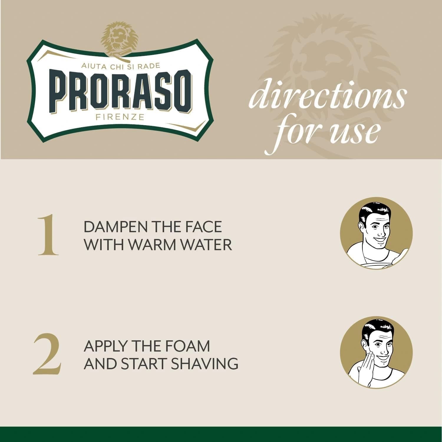 Proraso Green Line Shaving Foam 300ml