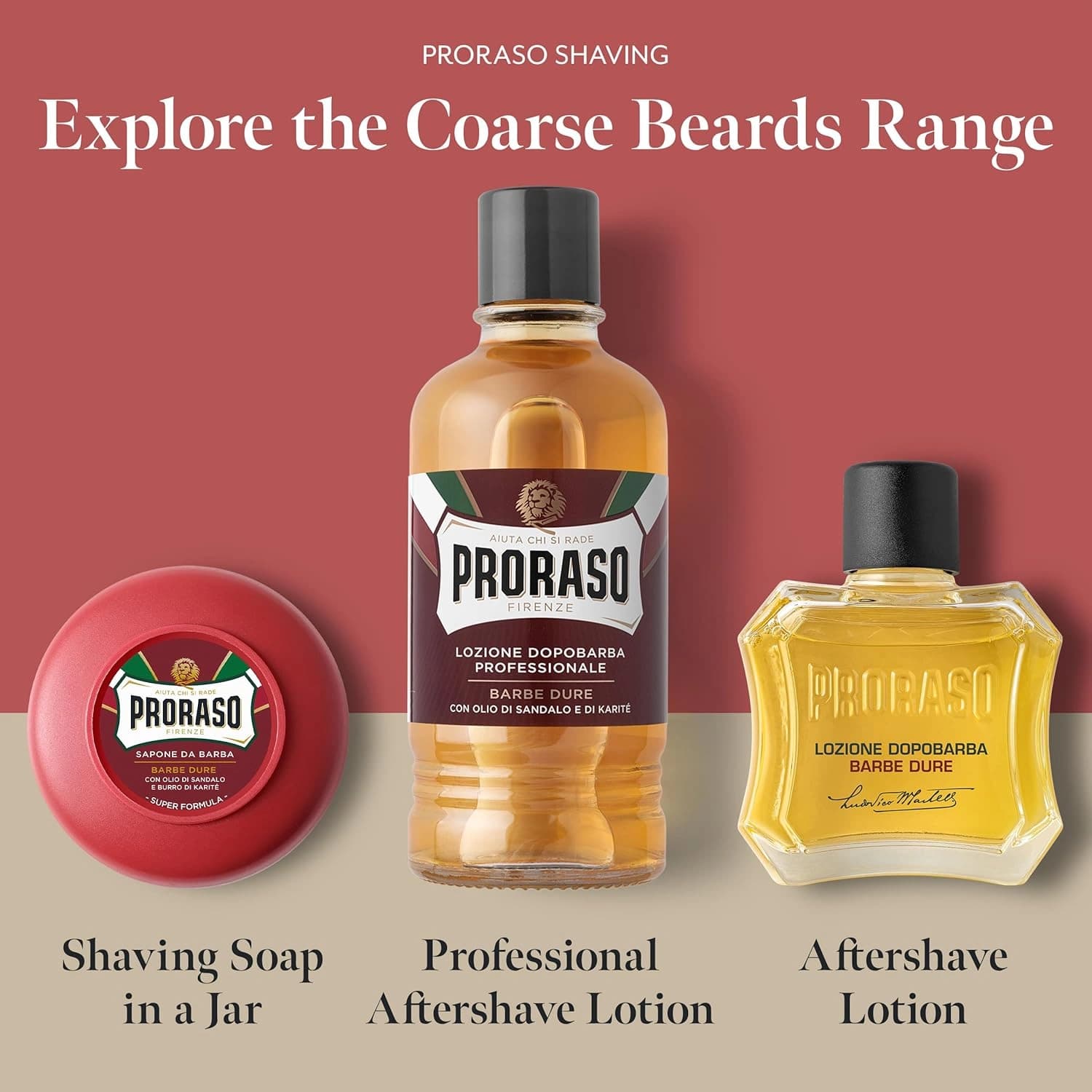 Proraso Red Line Professional Aftershave Lotion Nourishing 400ml