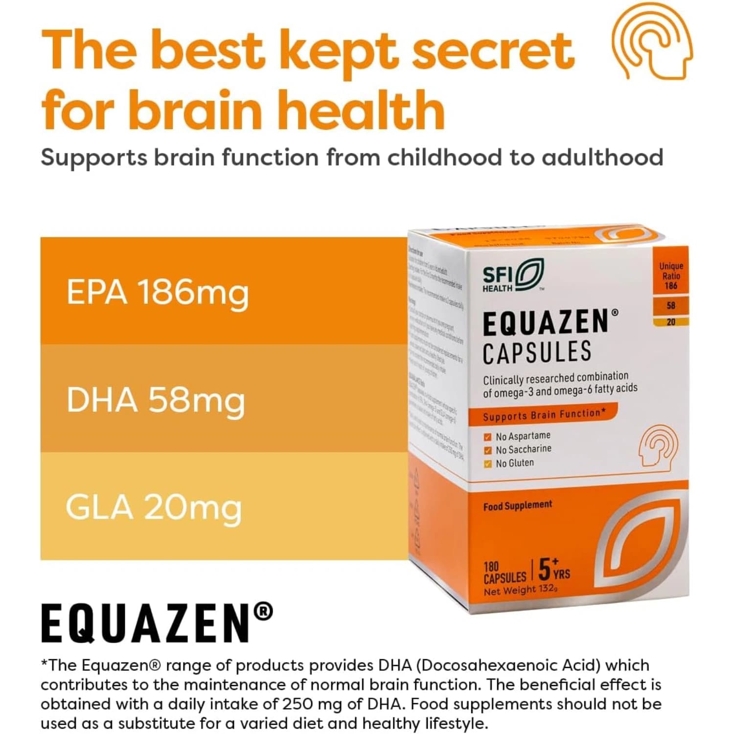 Equazen eye q 5 Years to Adults 180 Capsules