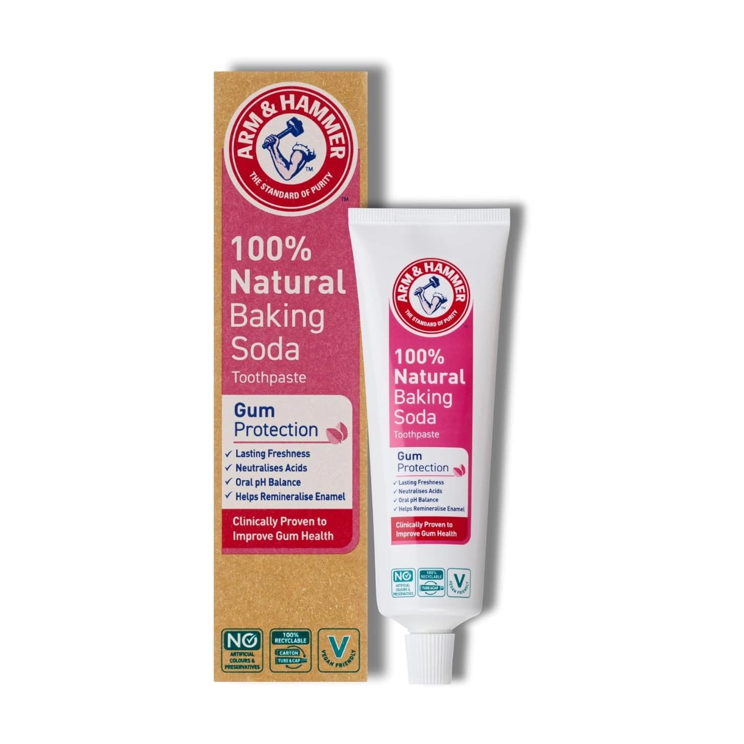 Arm & Hammer 100% Natural Gum Protection Toothpaste 75ml