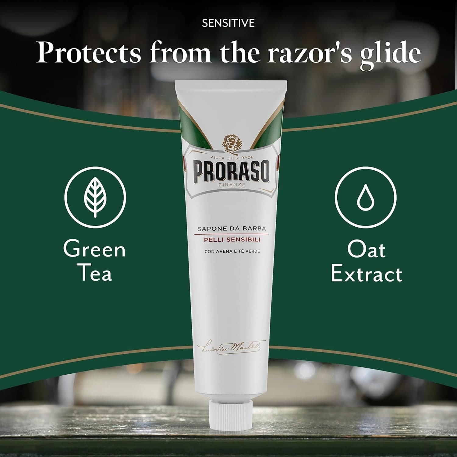 Proraso White Shaving Cream For Sensitive Skin 150ml