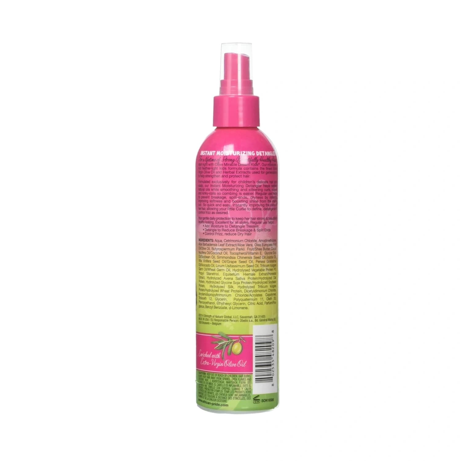African Pride Dream Kids Olive Miracle Instant Moisturizing Detangler 236ml