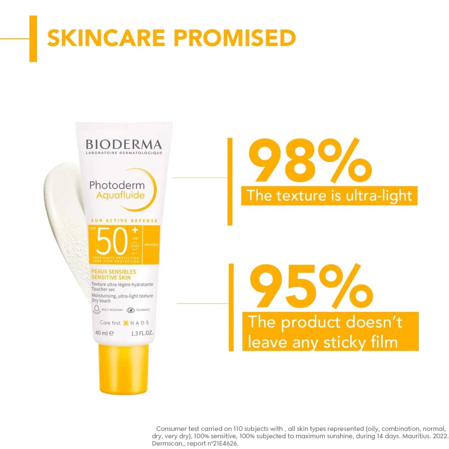 Bioderma Photoderm Aquafluid SPF50+ Sensitive Skin 40ml