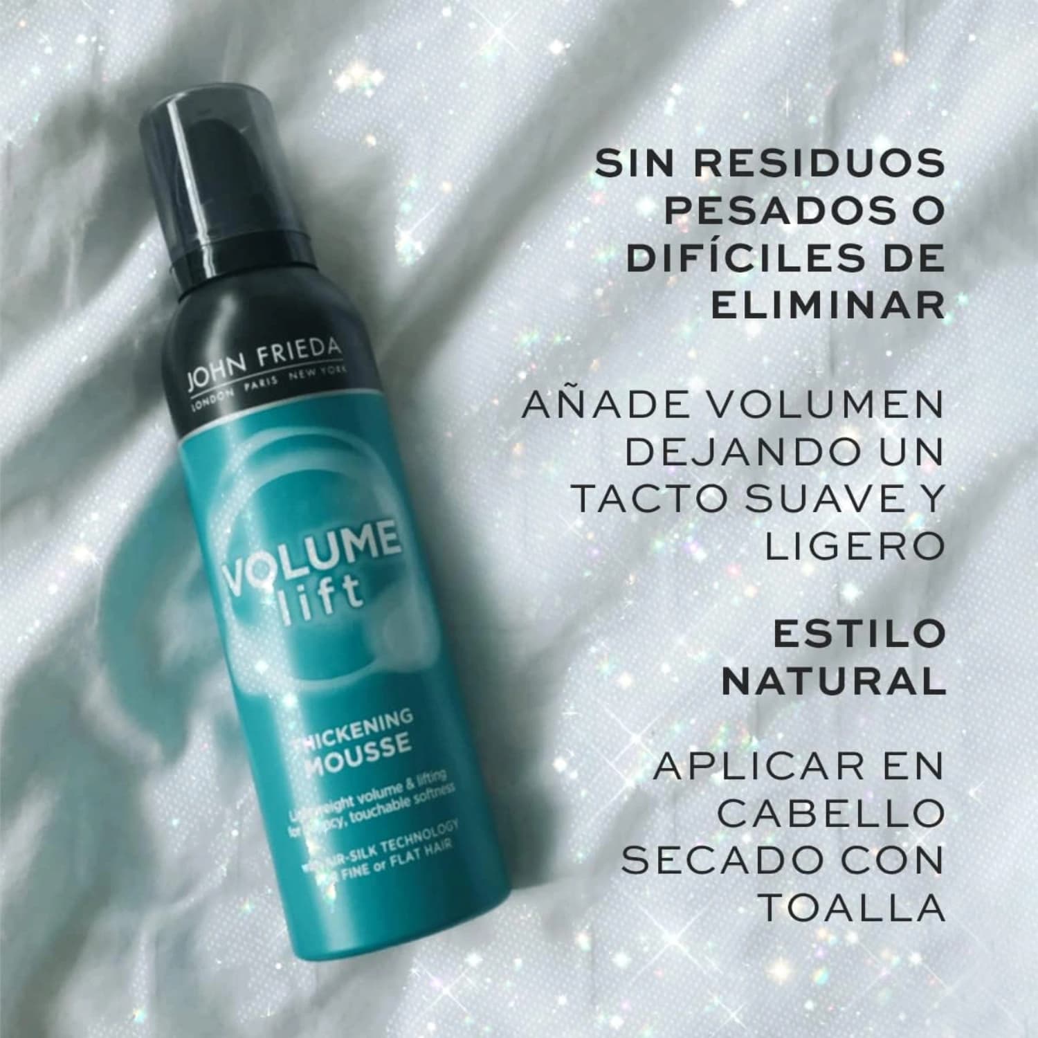 John Frieda Volume Lift Thickening Hair Mousse 200ml
