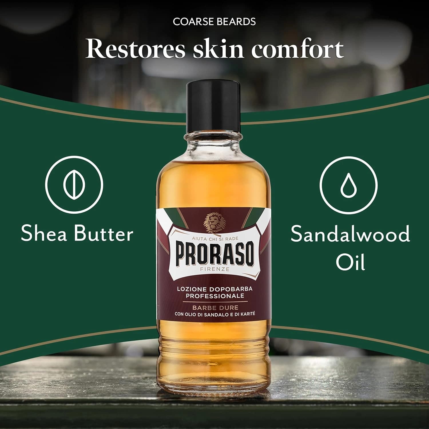 Proraso Red Line Professional Aftershave Lotion Nourishing 400ml