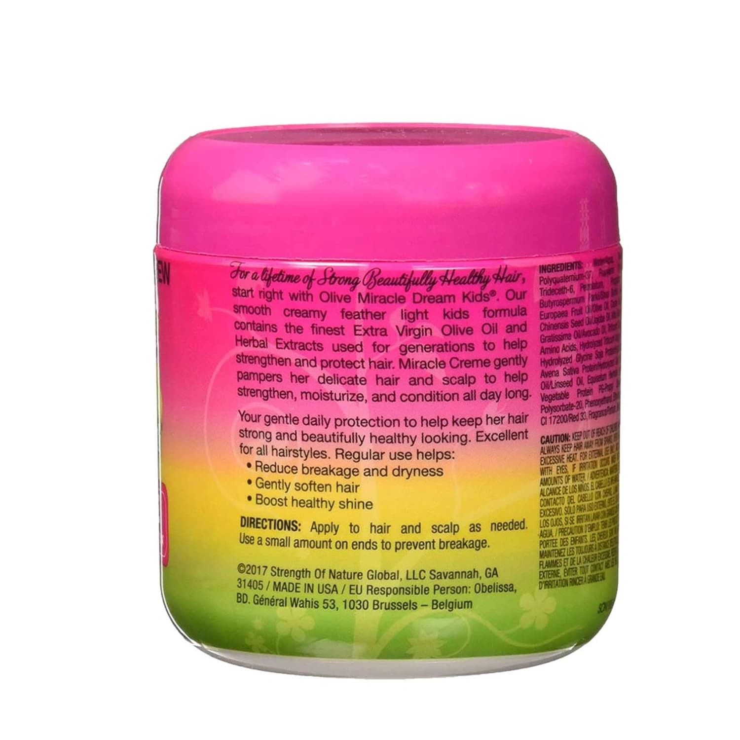 African Pride Dream Kids Olive Miracle Anti-Breakage Hair Strengthener Miracle Crème 170g