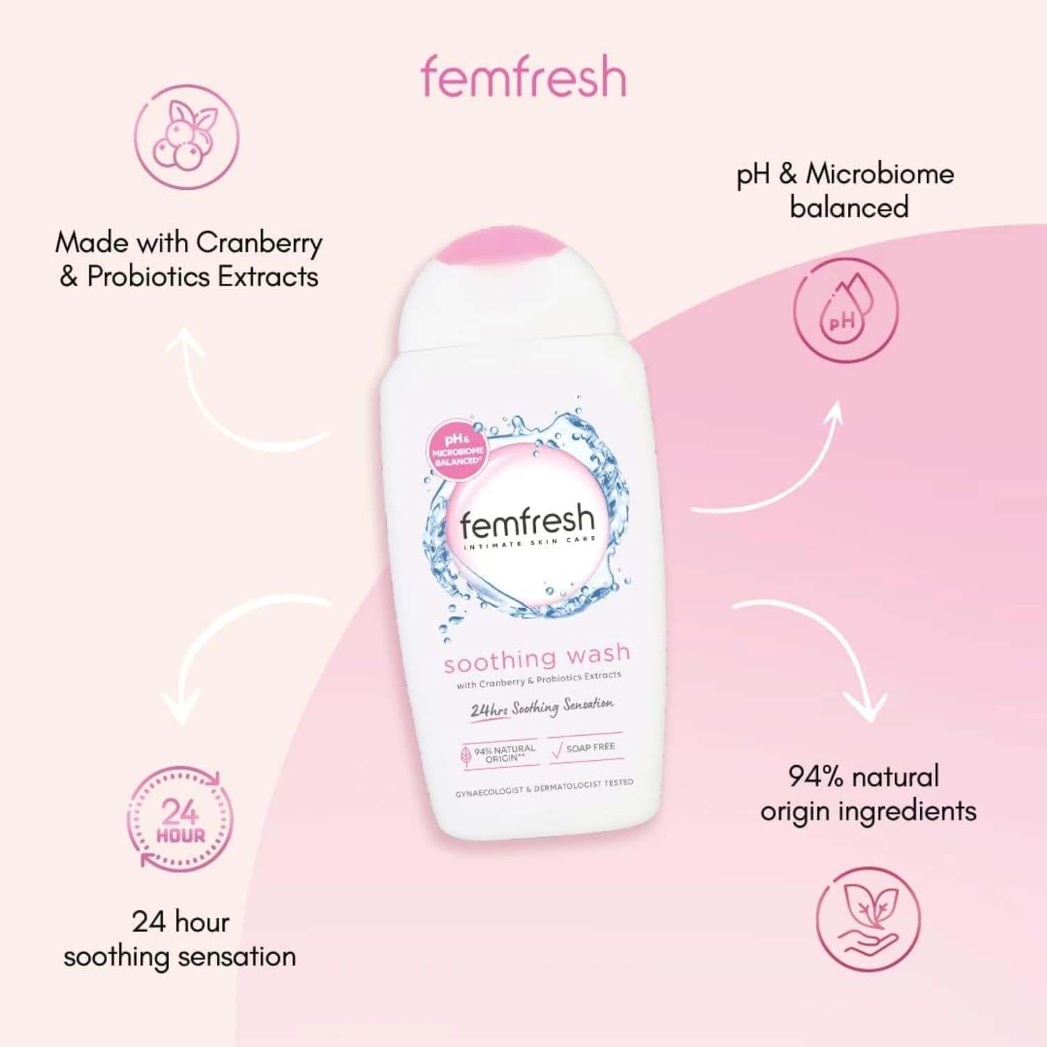Femfresh Sooth Wash 250ml