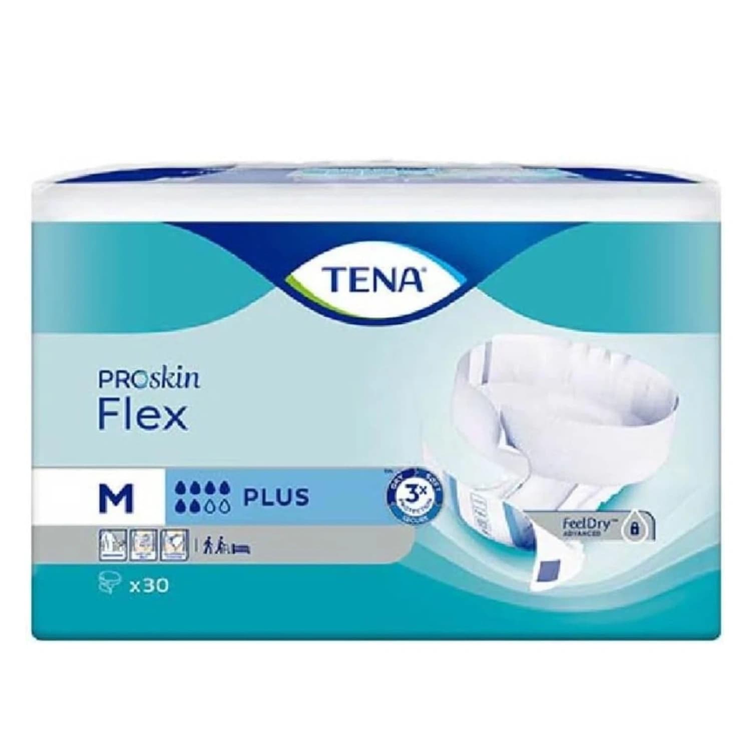 Tena Medium Flex Plus Pack of 30