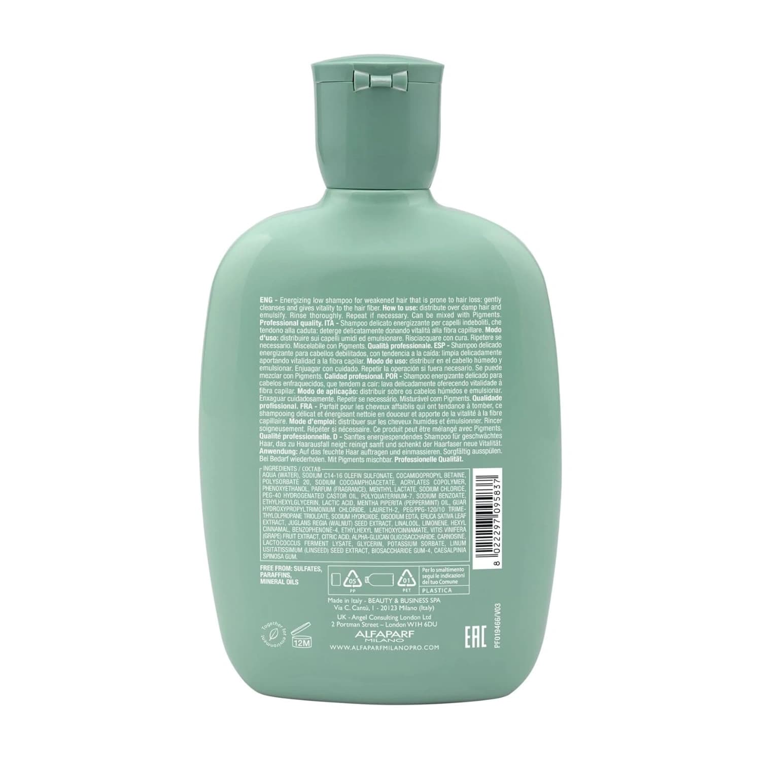 Alfaparf Semi Di Lino Scalp Renew Energizing Low Shampoo 250ml