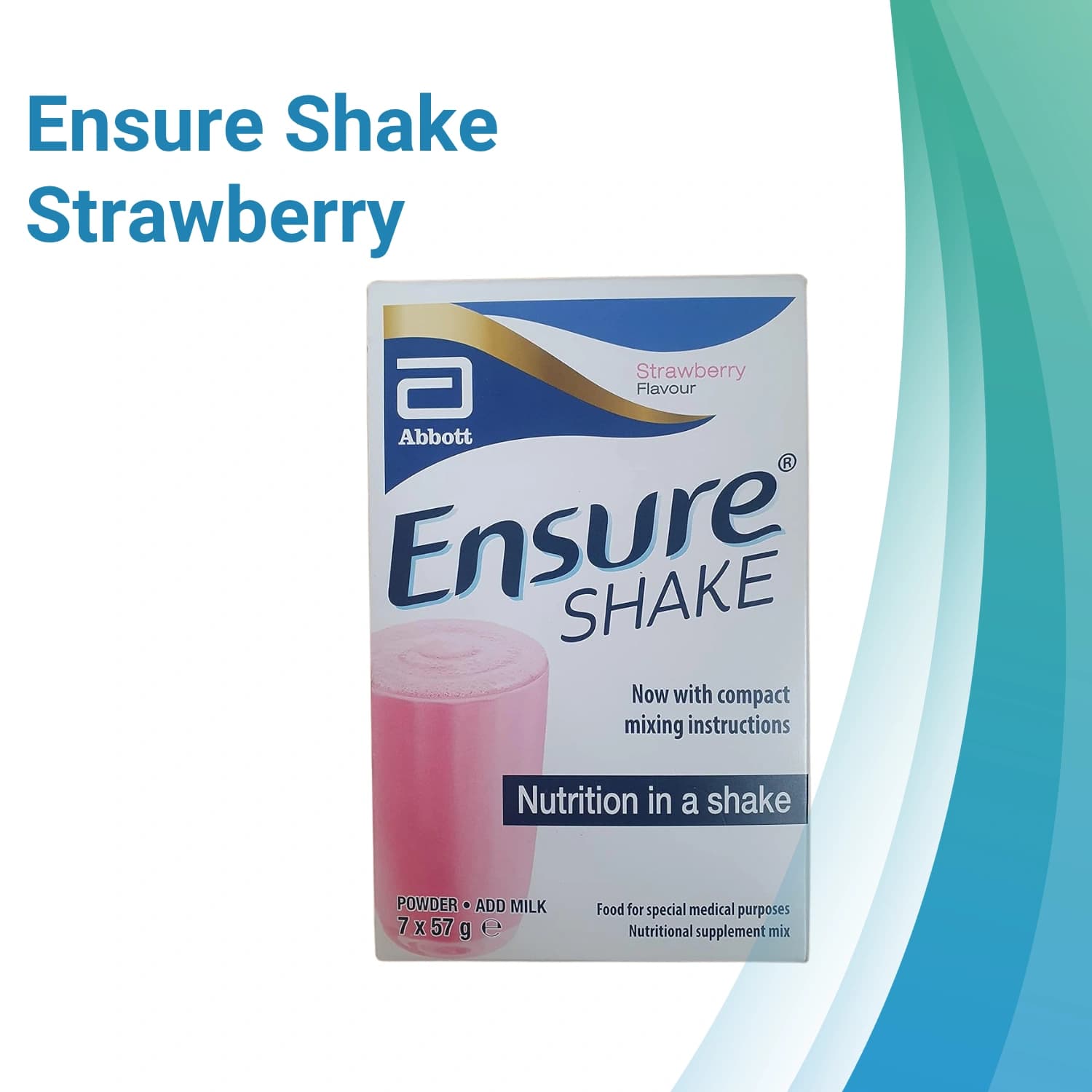 Ensure Shakes Sachets Strawberry 57g