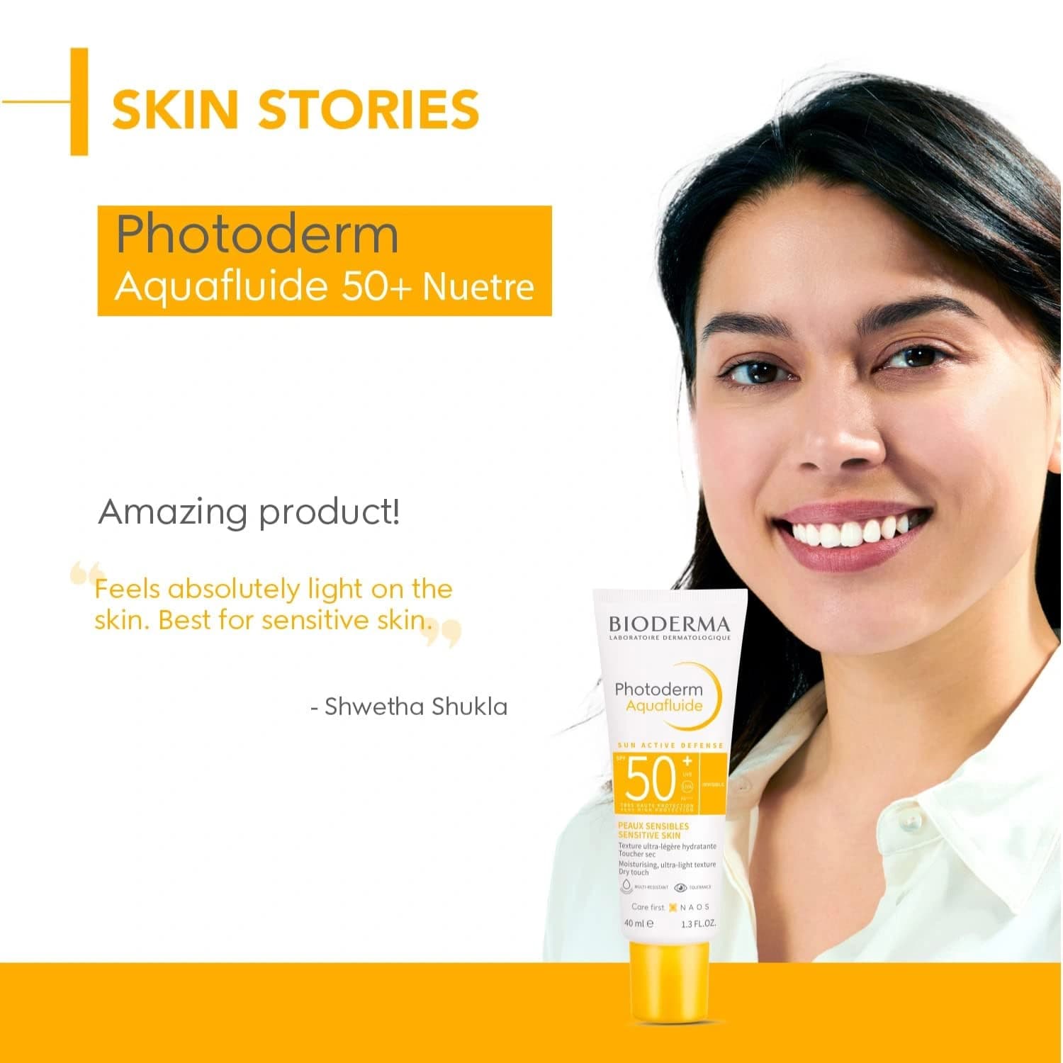 Bioderma Photoderm Aquafluid SPF50+ Sensitive Skin 40ml