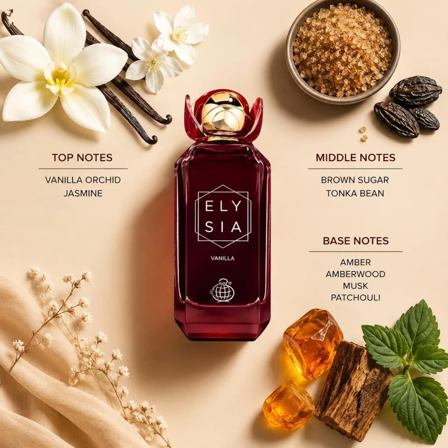 Fragrance World Elysia Vanilla 100ml