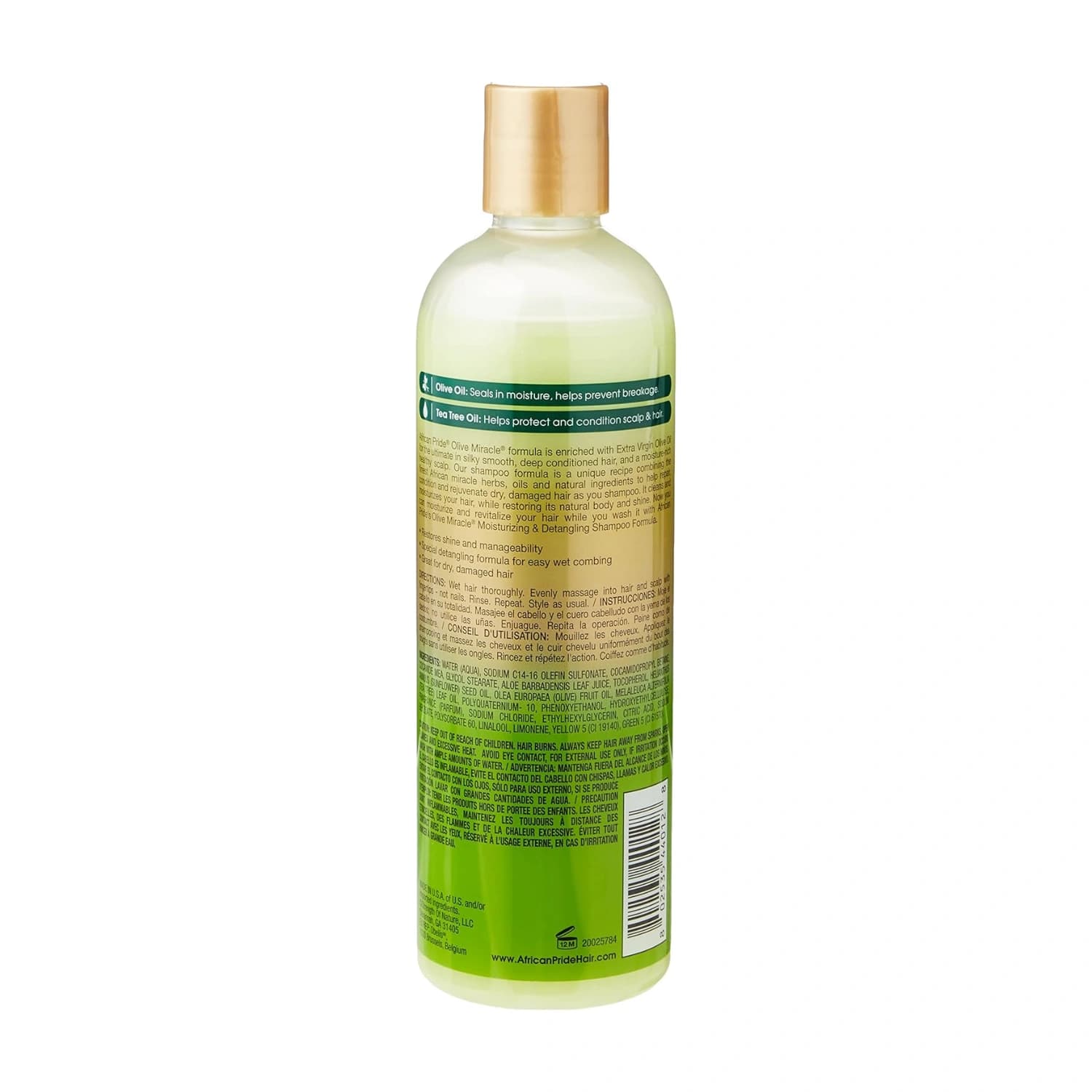 African Pride Olive Miracle Anti Breakage 2 in 1 Shampoo and Conditioner 355ml