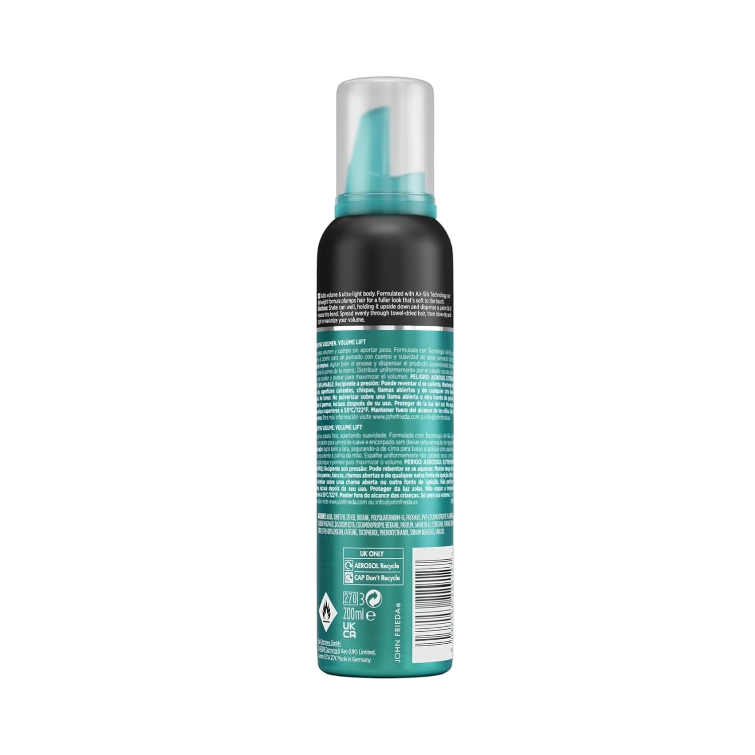 John Frieda Volume Lift Thickening Hair Mousse 200ml