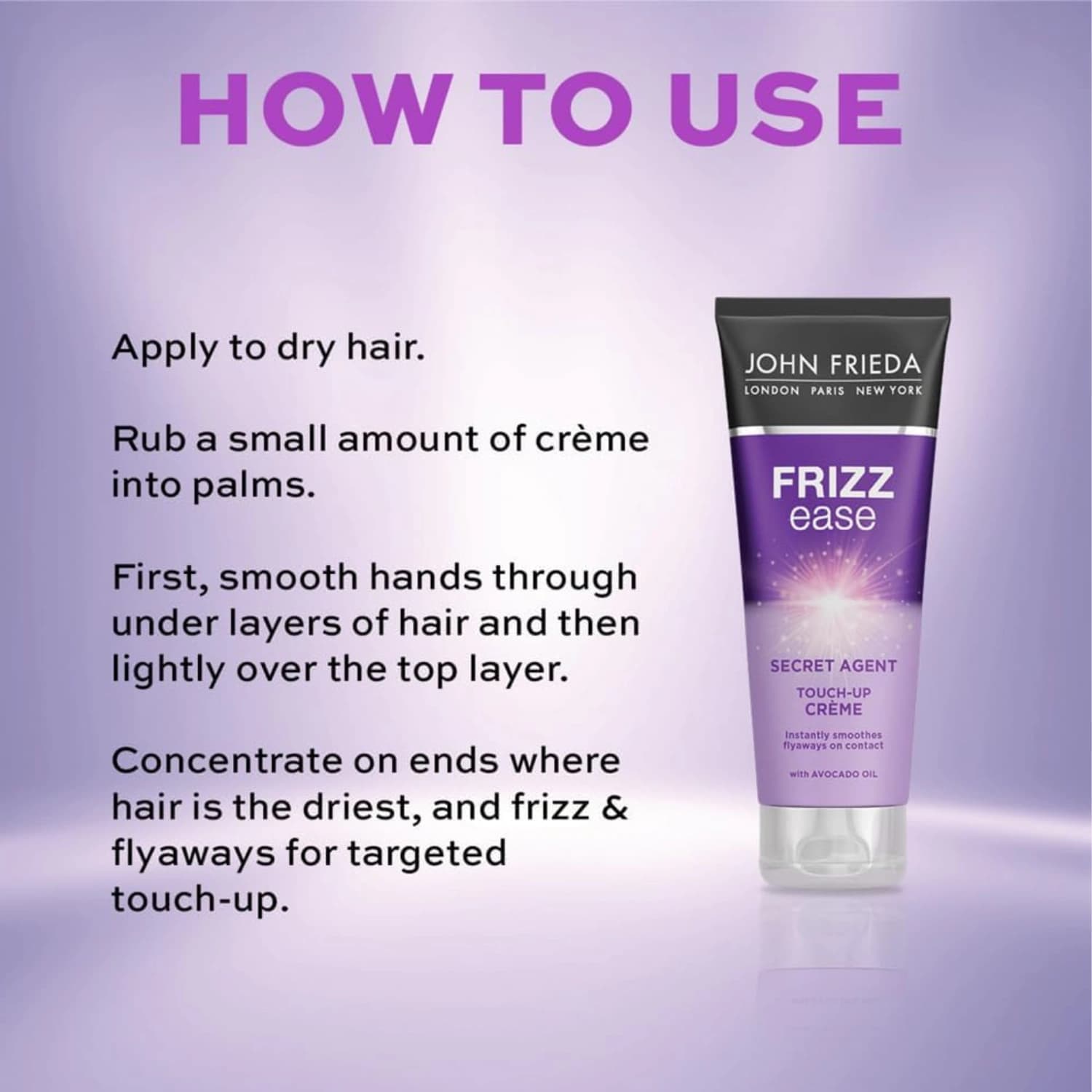 John Frieda Frizz Ease Secret Agent Touch Up Crème 100ml