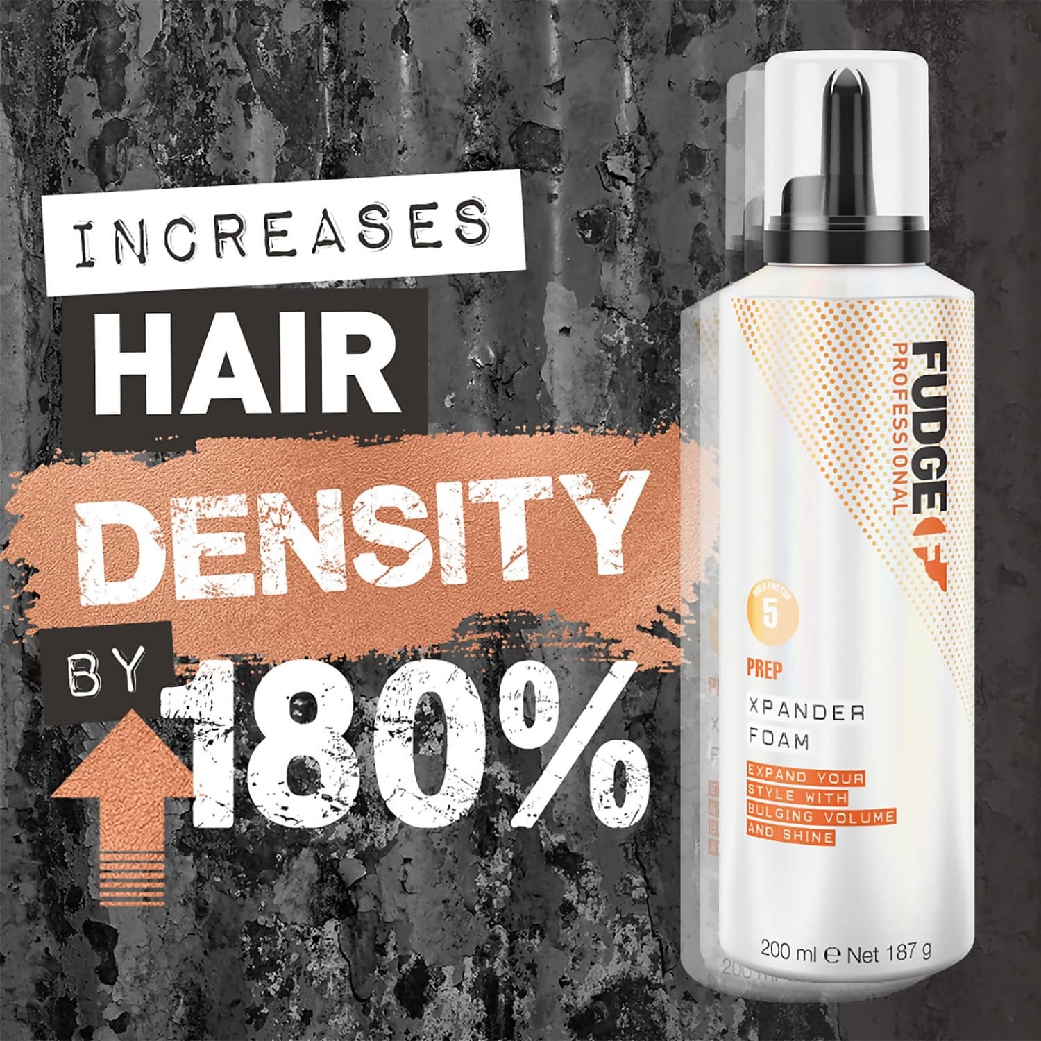 Fudge Professional Xpander Foam Hair Mousse 200ml