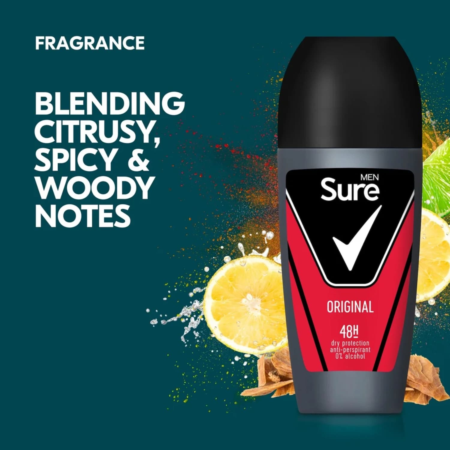 Sure Men Original Dry Deodorant Roll On 50ml