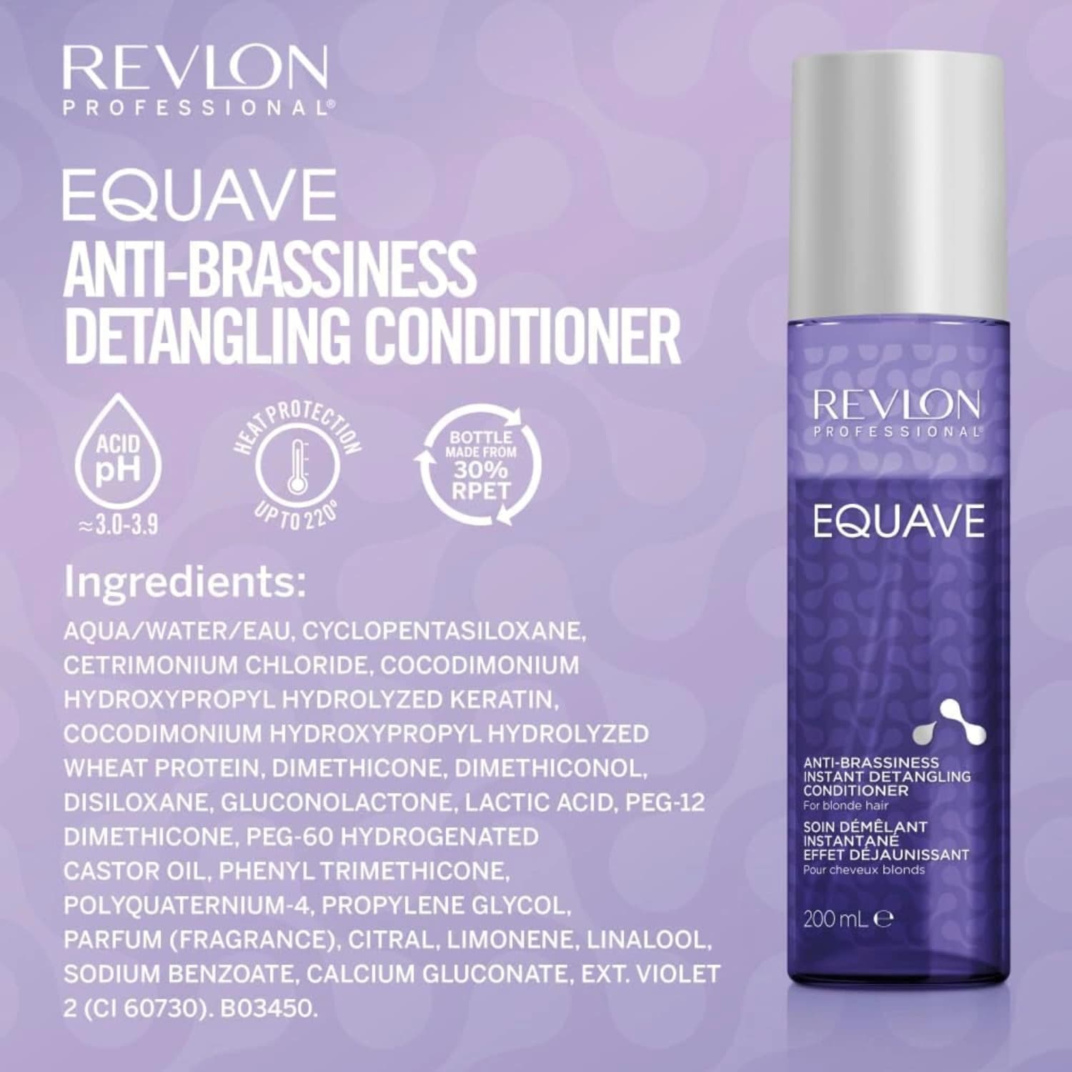 Revlon Professional Equave Anti-Brassiness Instant Detangling Conditioner 200ml