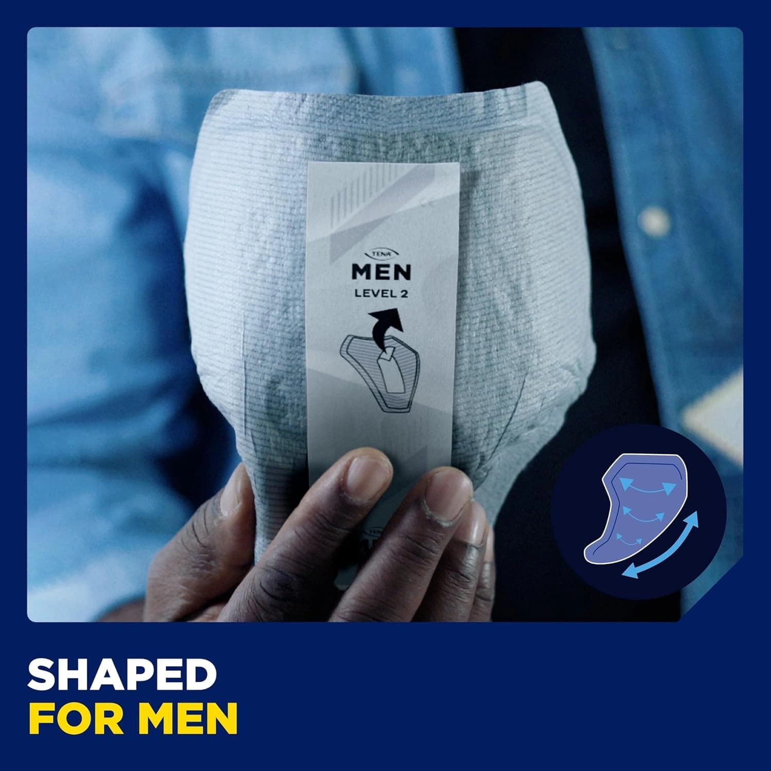 TENA Men Active Fit Absorbent Protector Level 3 - 16 Pack