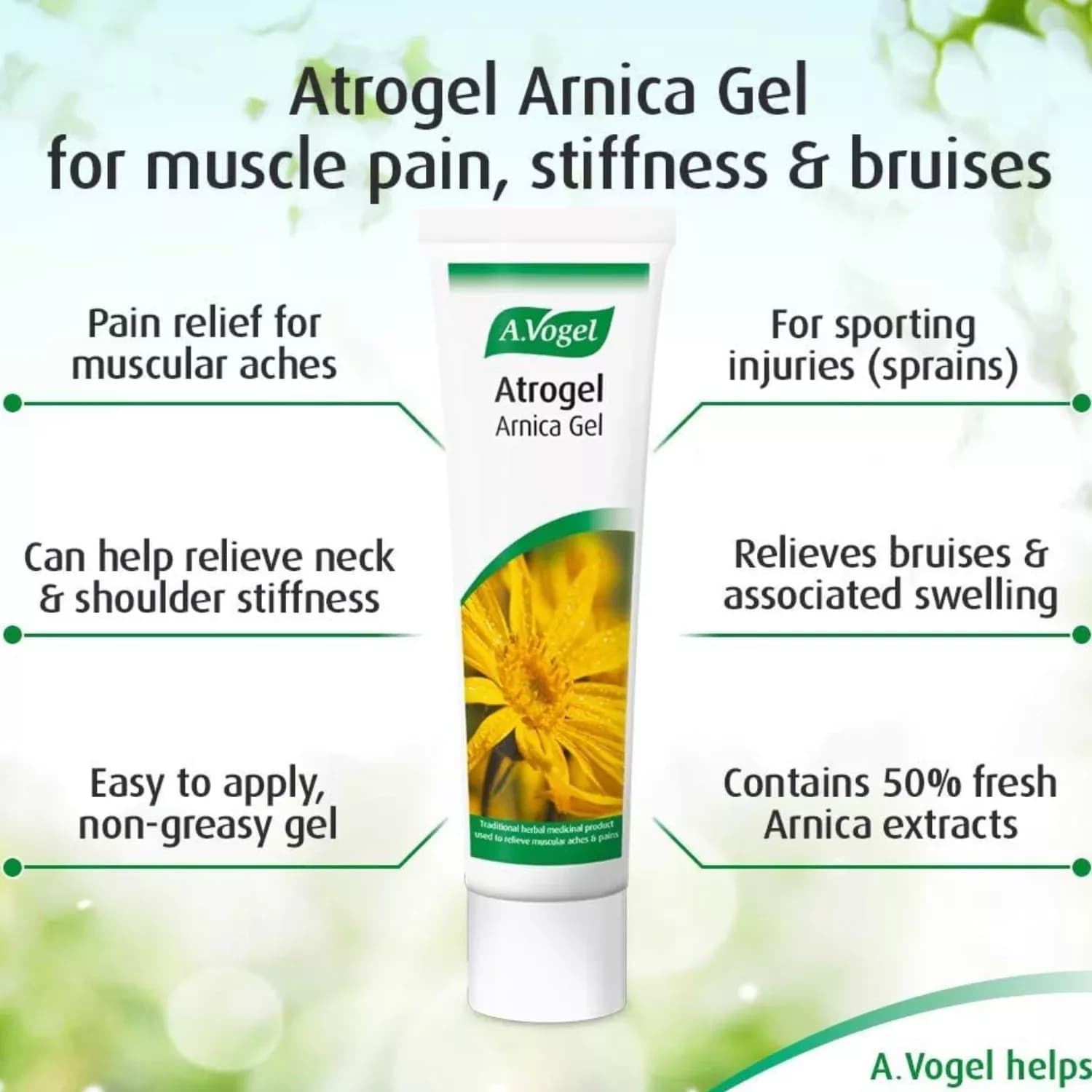 A.Vogel Atrogel Arnica Gel 100ml