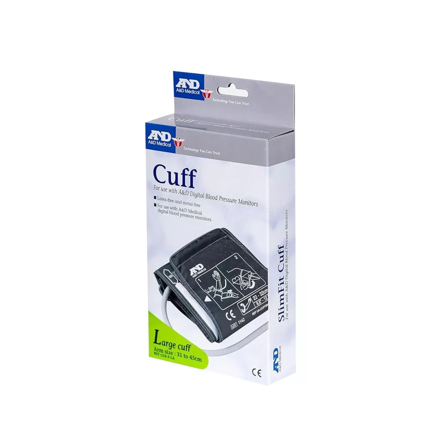 A&D Medical large Blood Pressure Monitor Cuff, 31-45cm