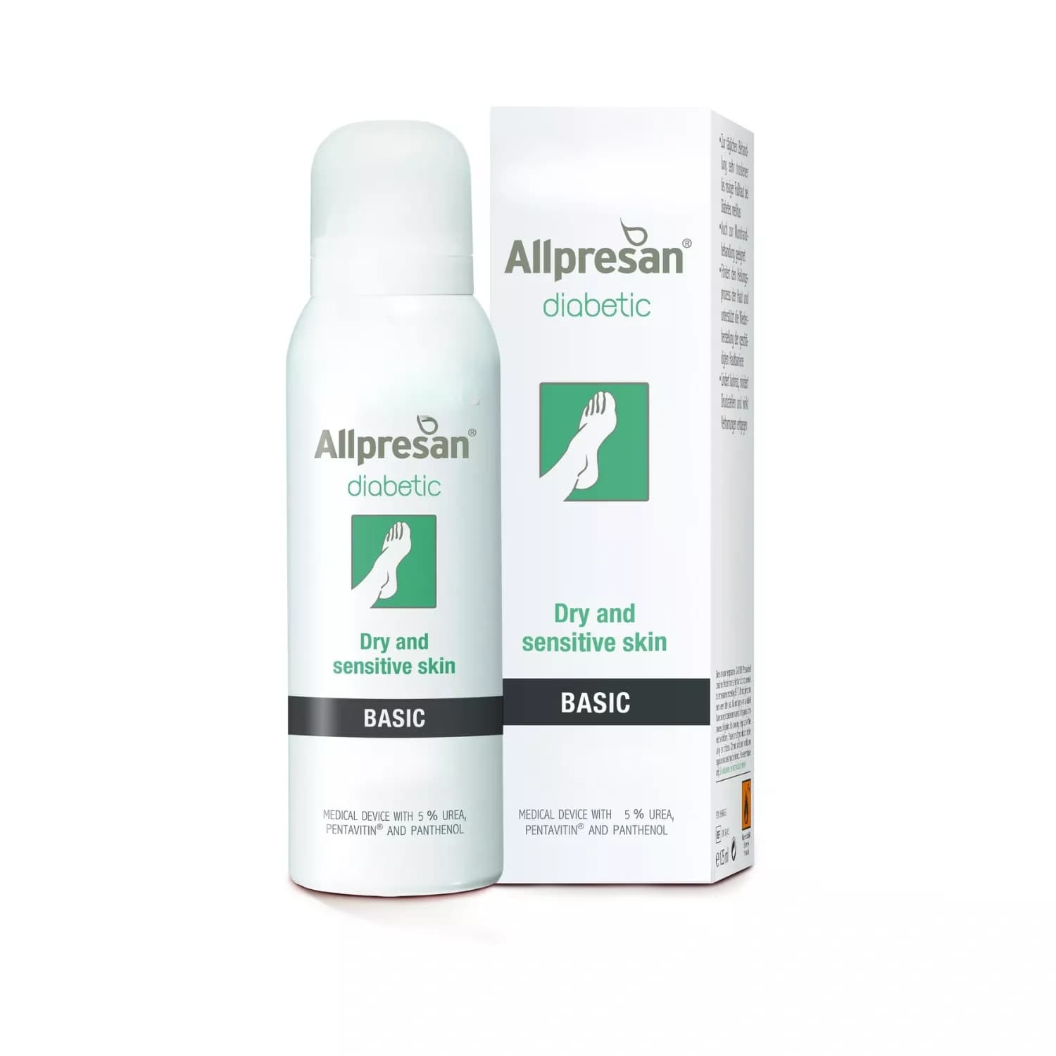 Allpresan Basic Diabetic Foot Foam Cream 125ml