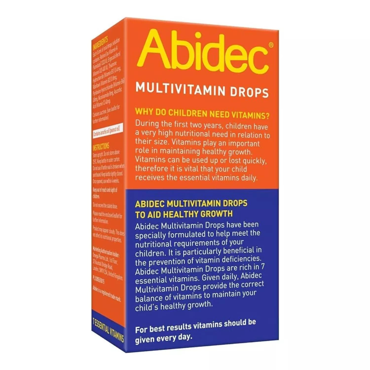 Abidec Multivitamin Drops 25ml