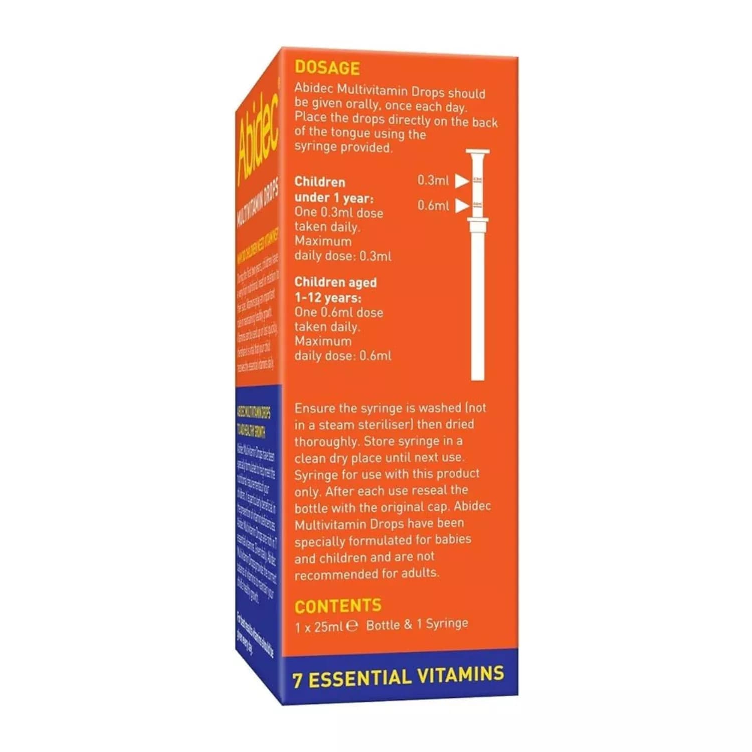 Abidec Multivitamin Drops 25ml
