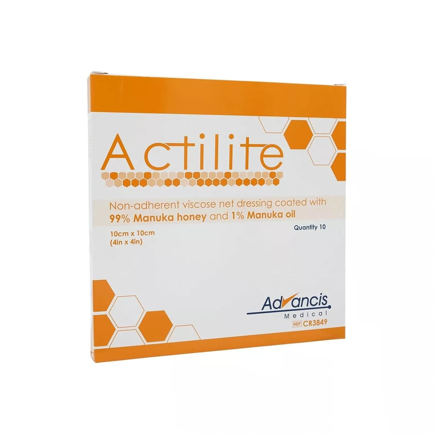 Actilite Advancis Medical Dressing 10cmX10cm - 10 Count