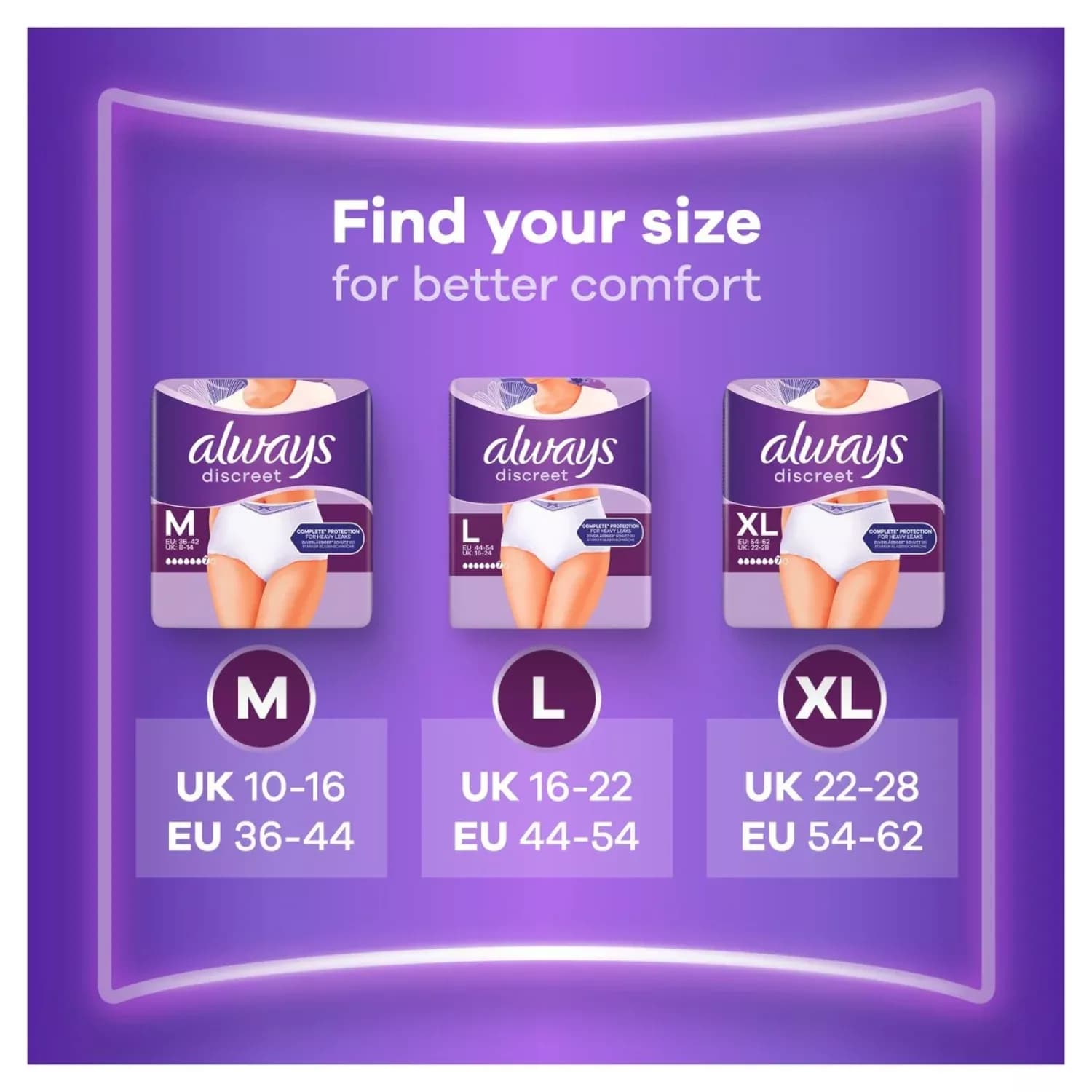 Always Discreet Incontinence Pants L 10 Per Pack