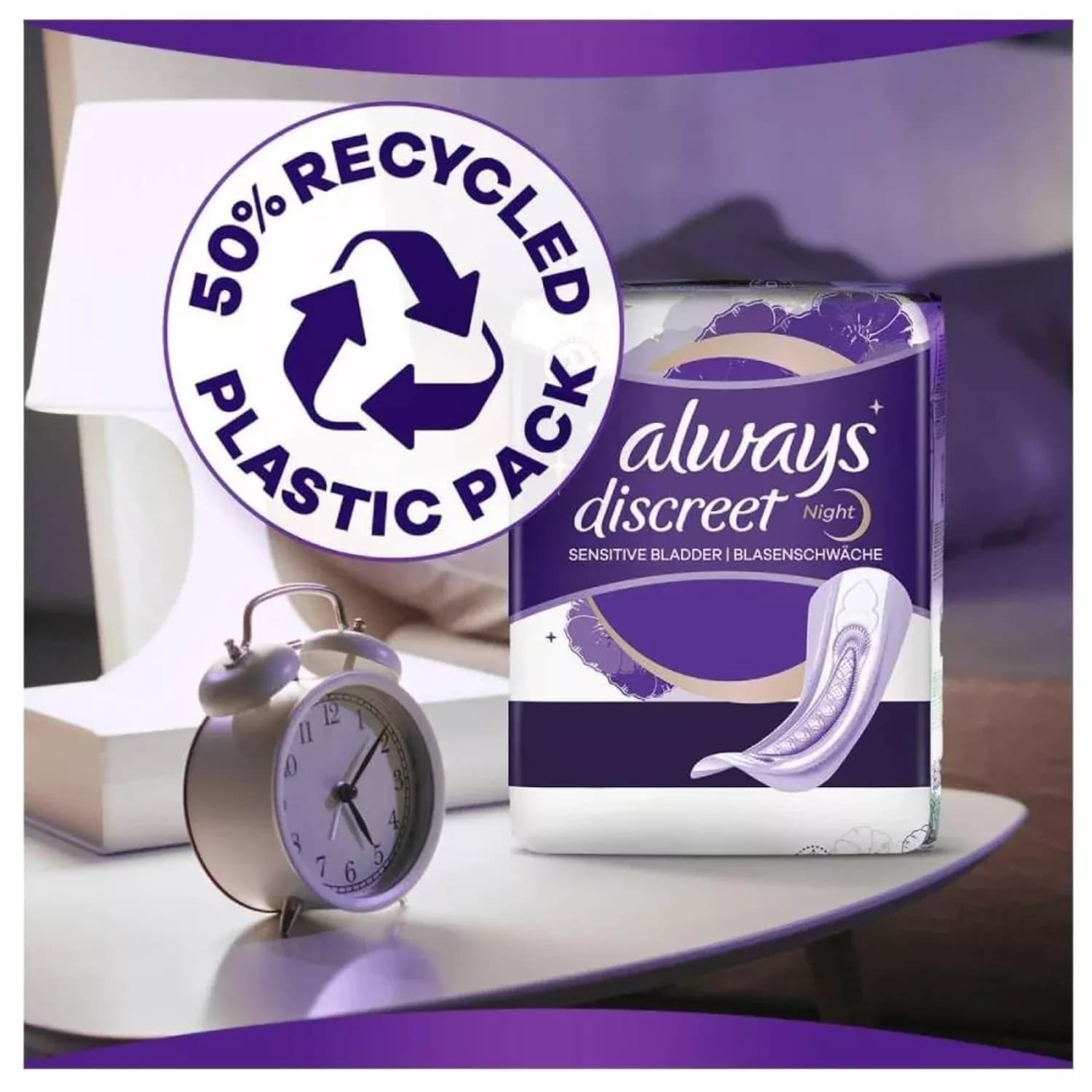 Always Discreet Pads Ultimate Night PACK OF 6
