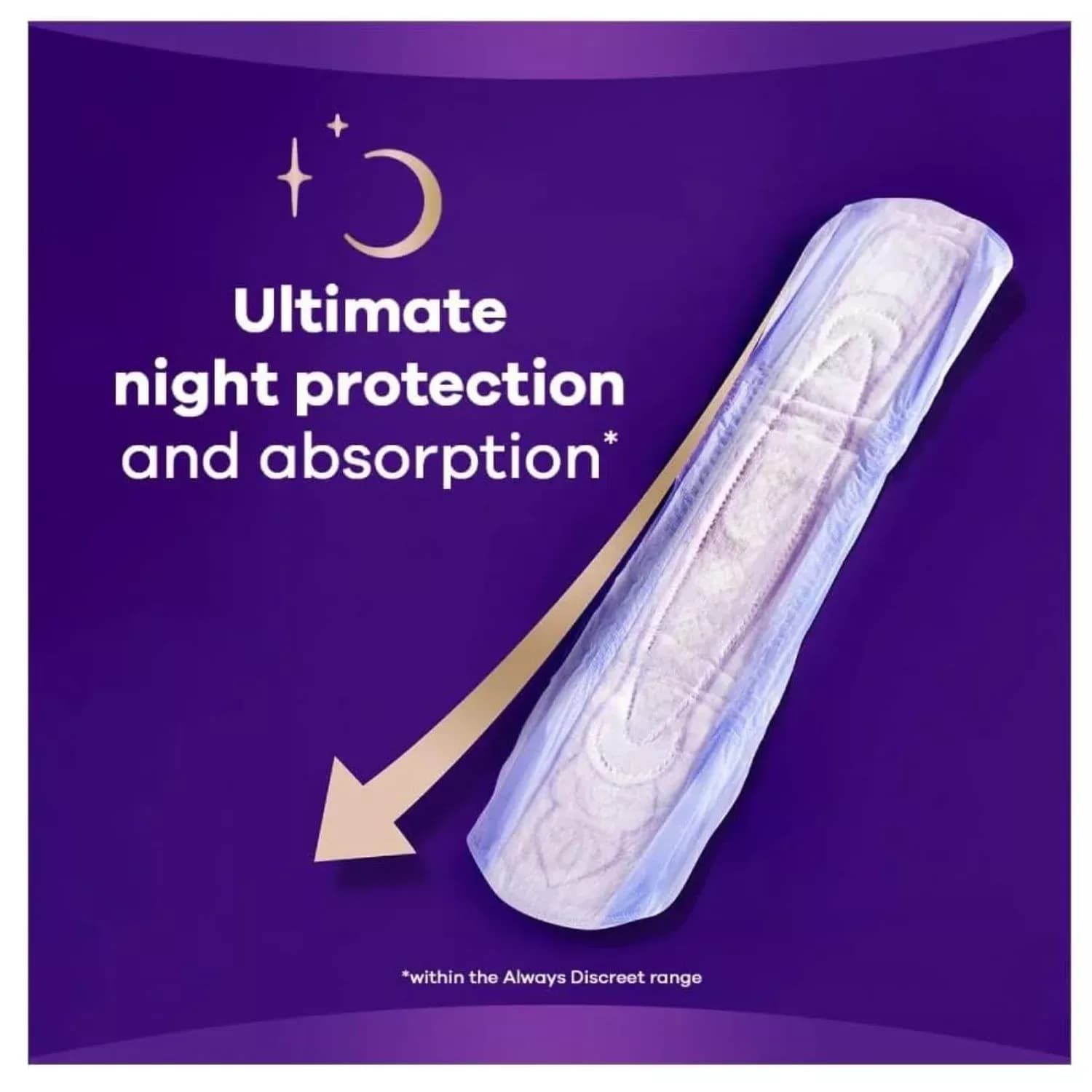 Always Discreet Pads Ultimate Night PACK OF 6