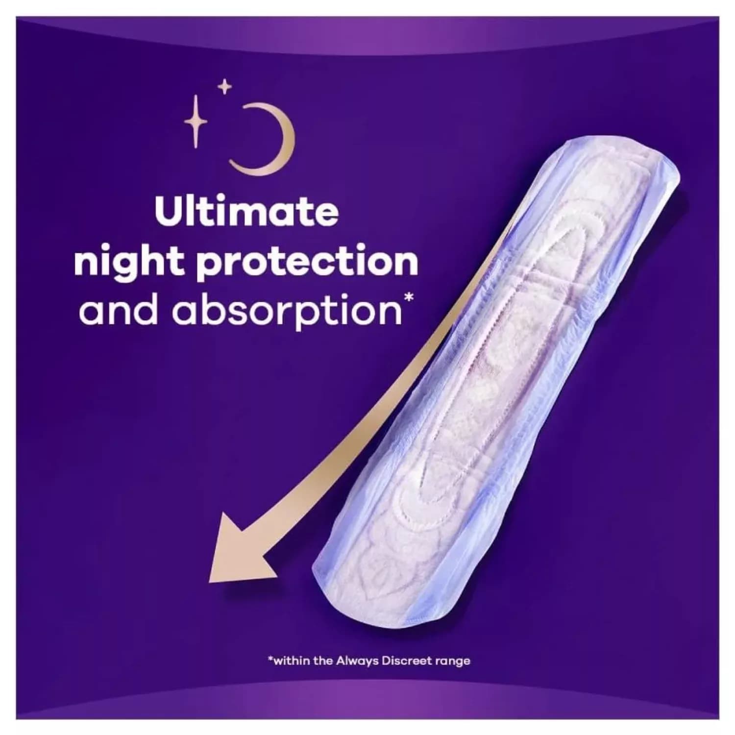 Always Discreet Pads Ultimate Night PACK OF 6
