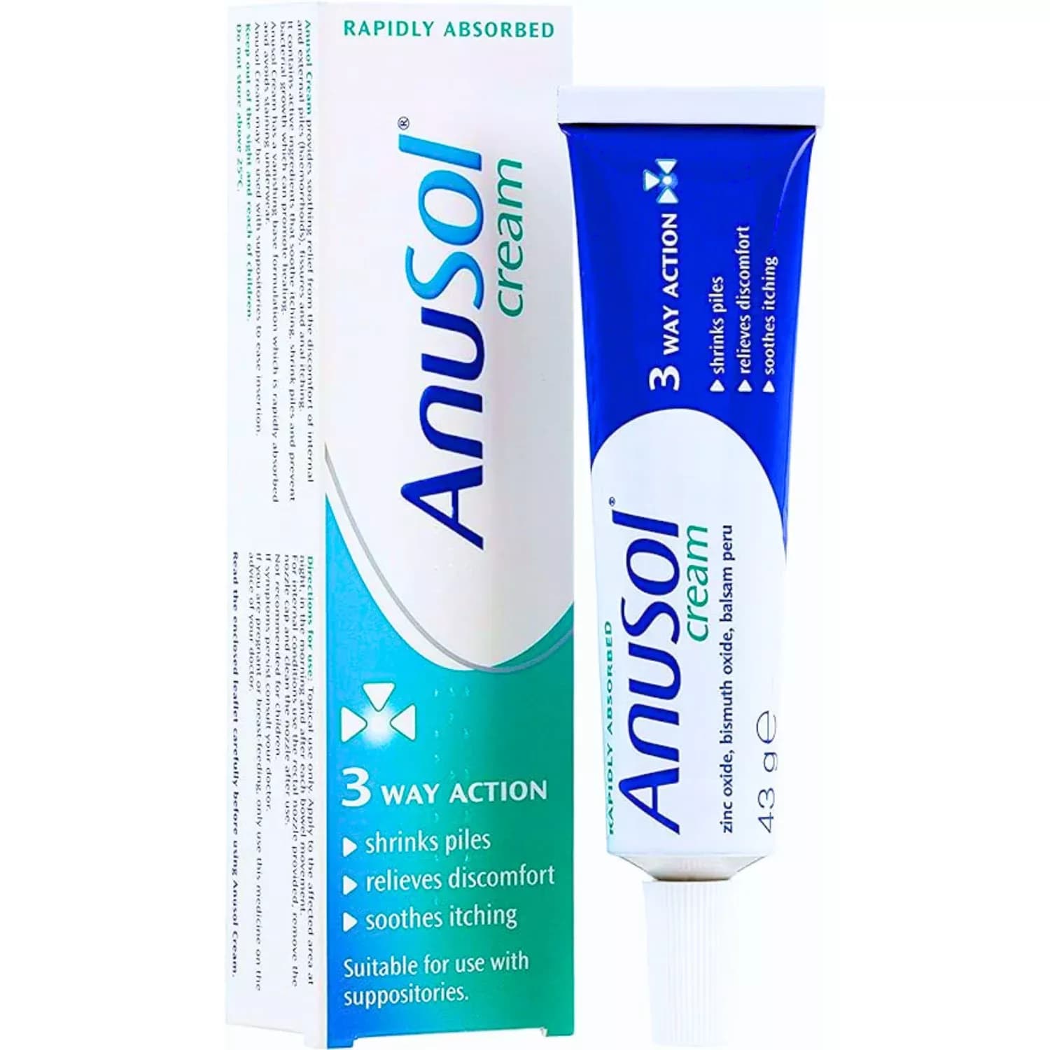 Anusol Haemorrhoids Piles Treatment Cream 43g