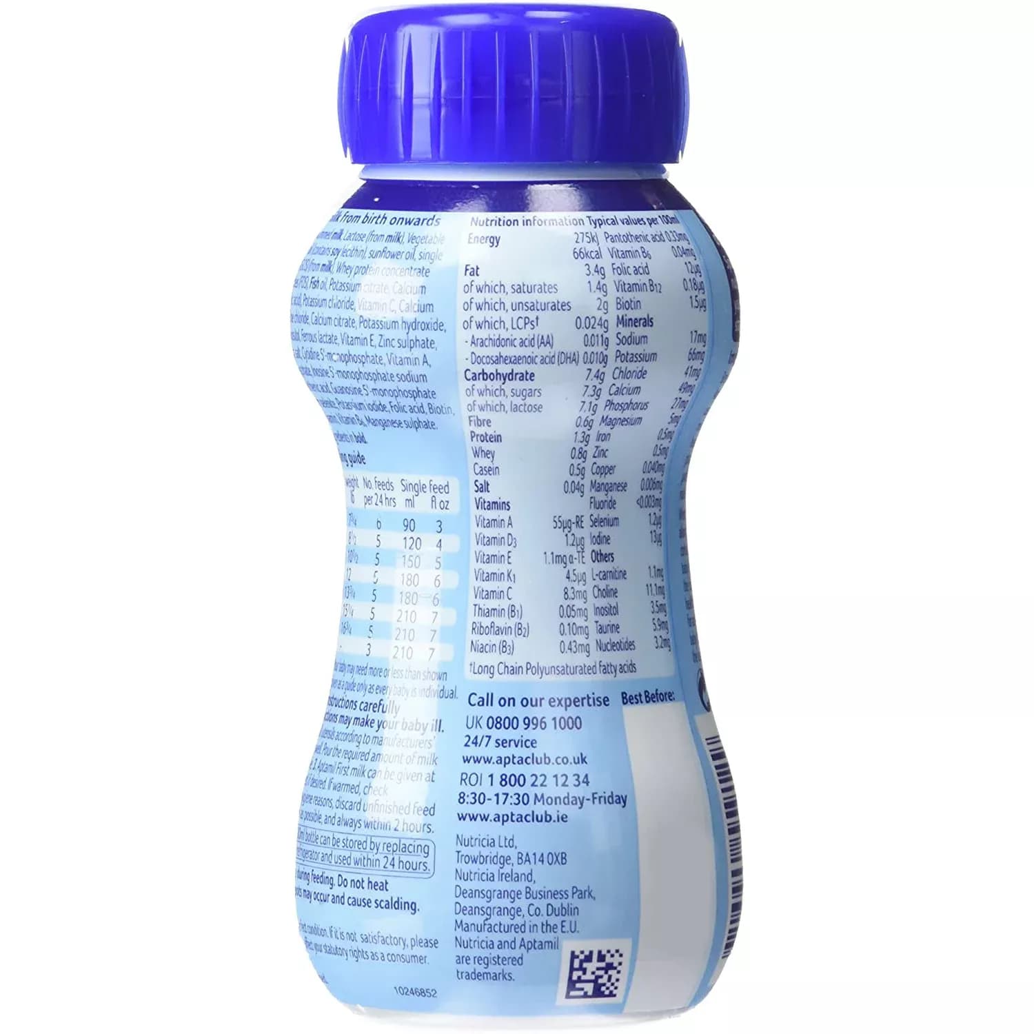 Aptamil 1 First Infant Milk Multipack 200ml - Pack of 6