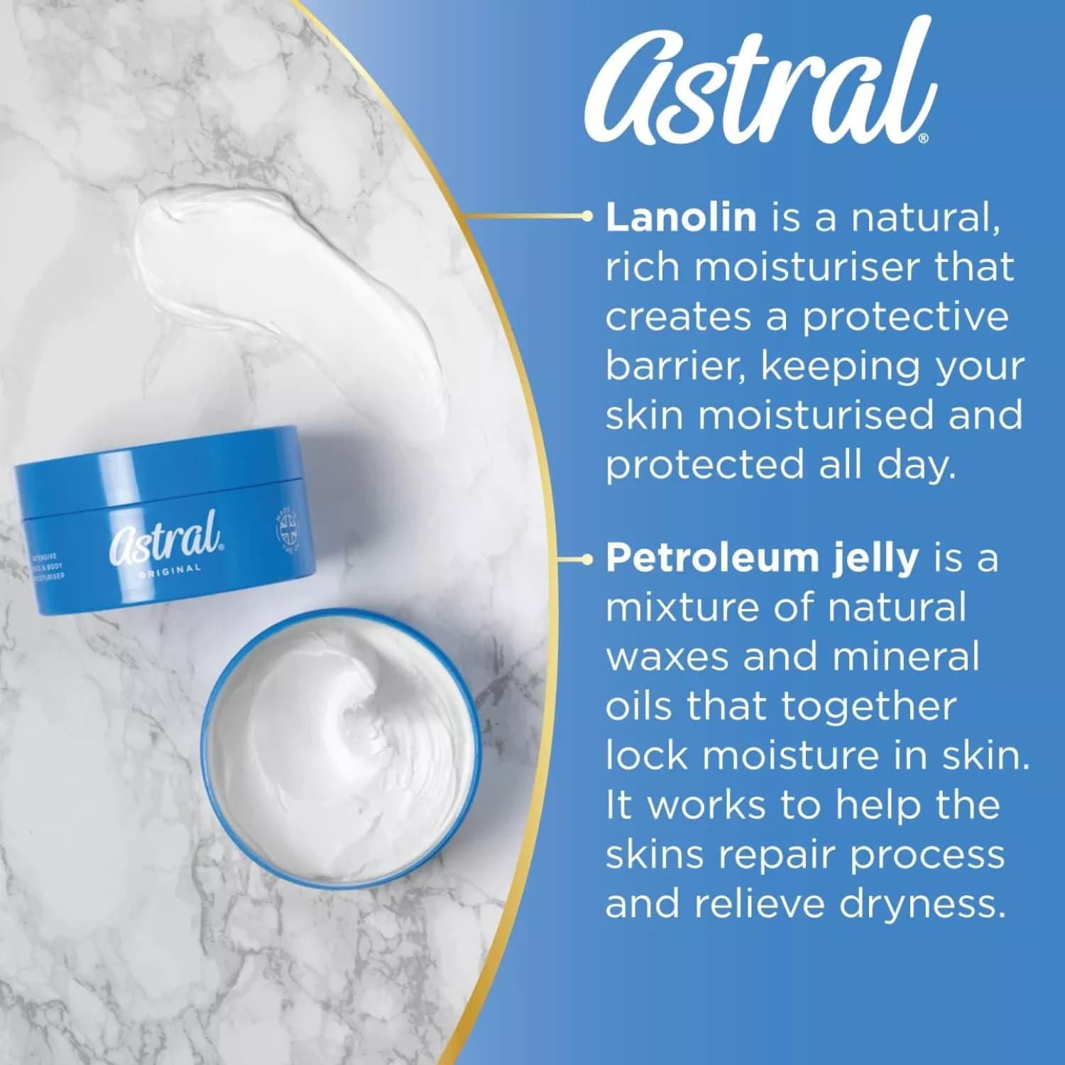 Astral Face & Body Intensive Moisturiser Cream 200ml