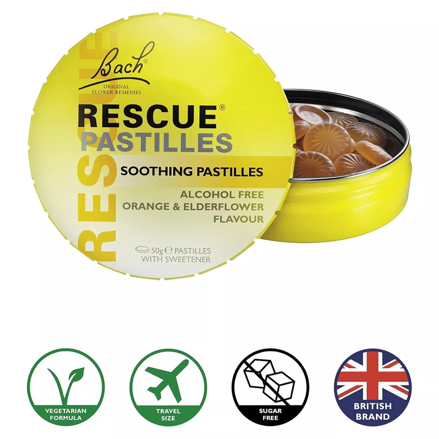 Bach Rescue Remedy Pastilles Original 50g