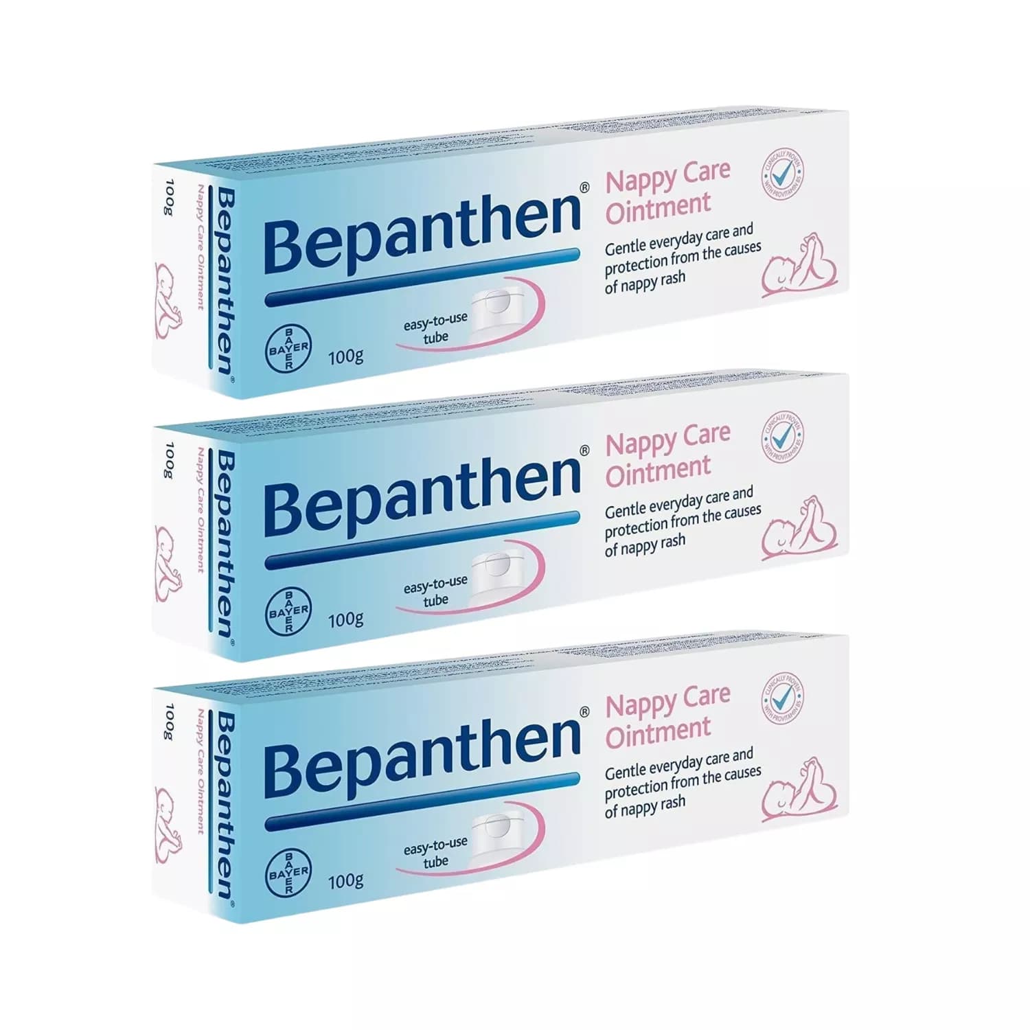 Bepanthen Nappy Care Ointment 100g Triple Pack