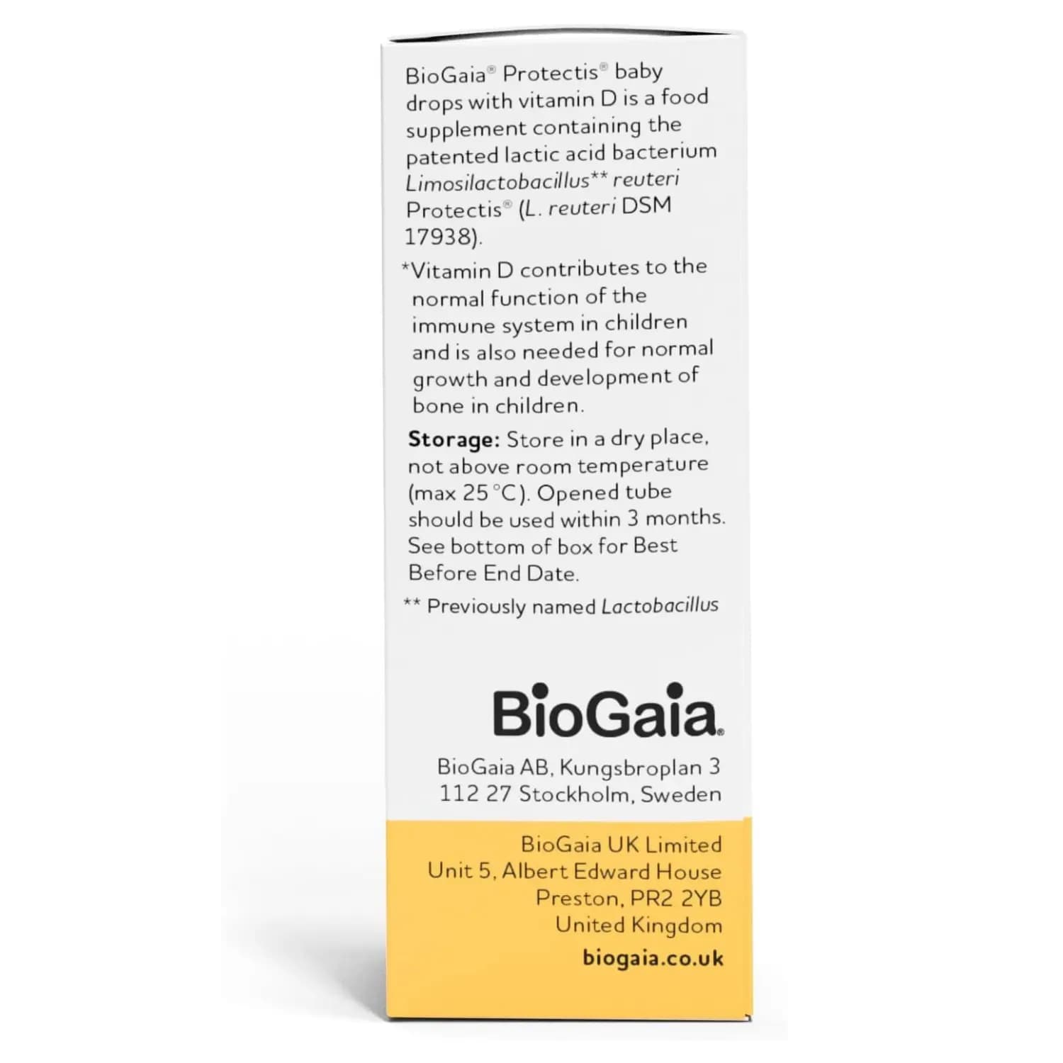 Biogaia Protectis Vitamin D Oral Drops 10ml