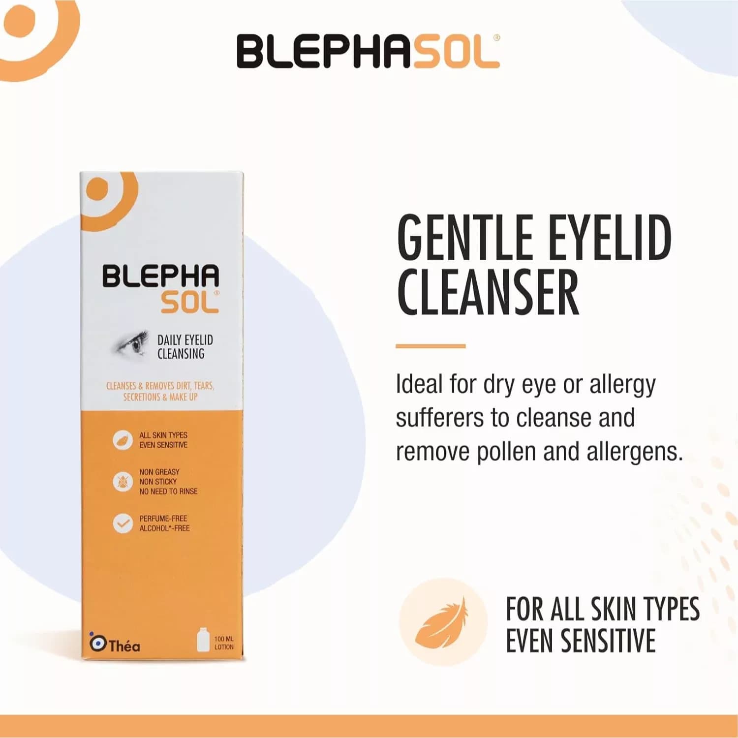 BlephaSol Daily Eyelid Cleansing Lotion - 100ml