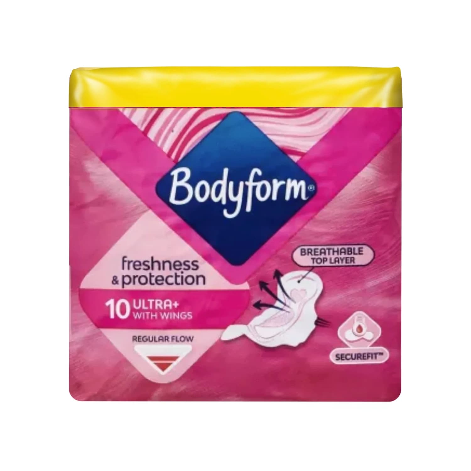 Bodyform Ultra+ With Wings Regular Flow 10 Count