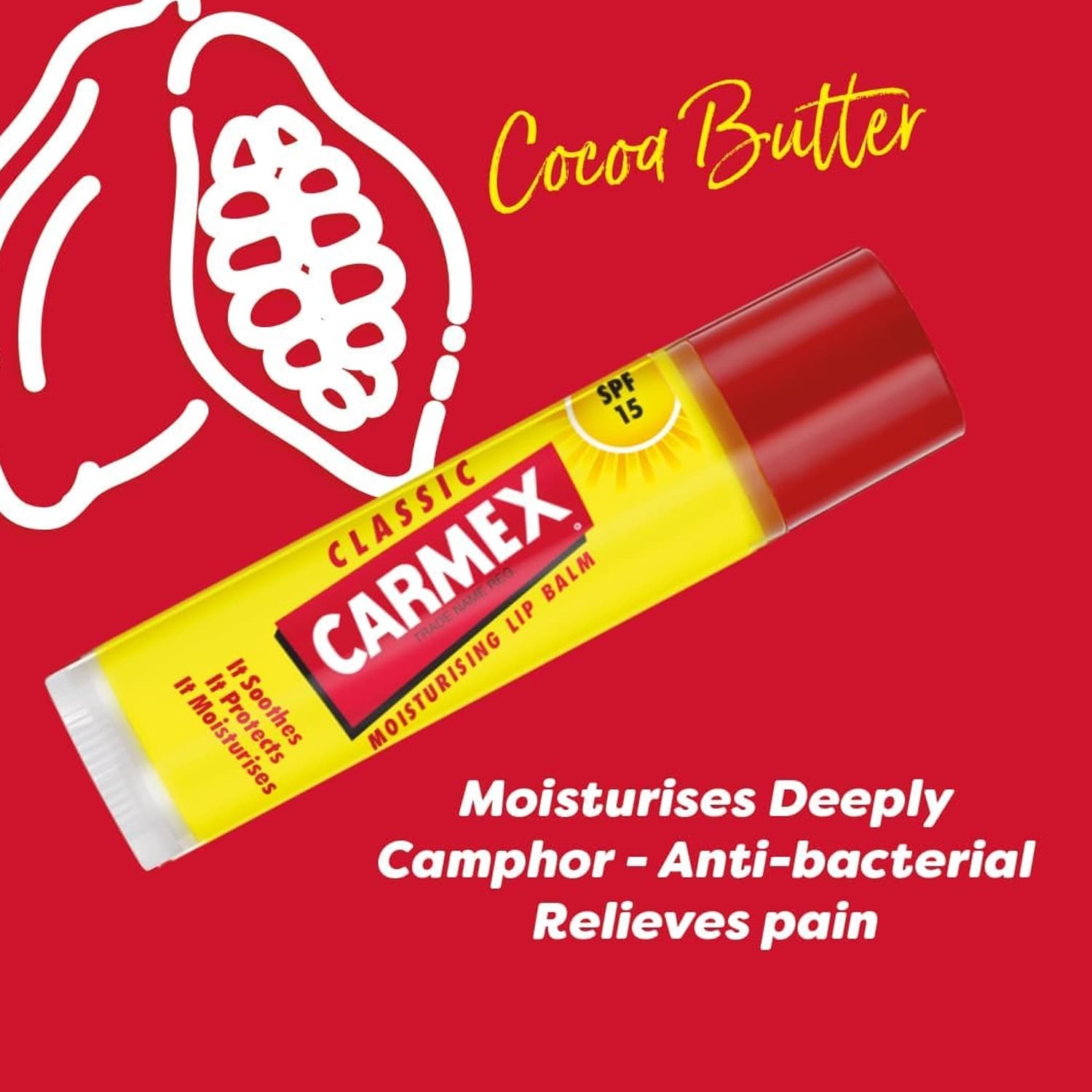 CARMEX Classic Lip Balm Click Stick (4.25g)
